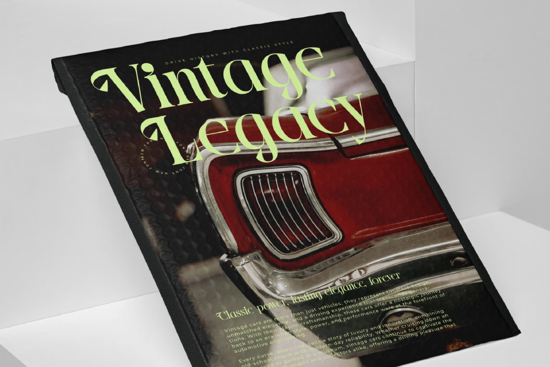 Preview 11 for Blistega - New Bold Tall Serif Font