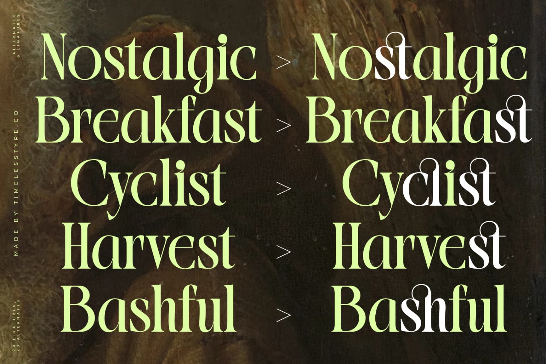 Preview 5 for Blistega - New Bold Tall Serif Font