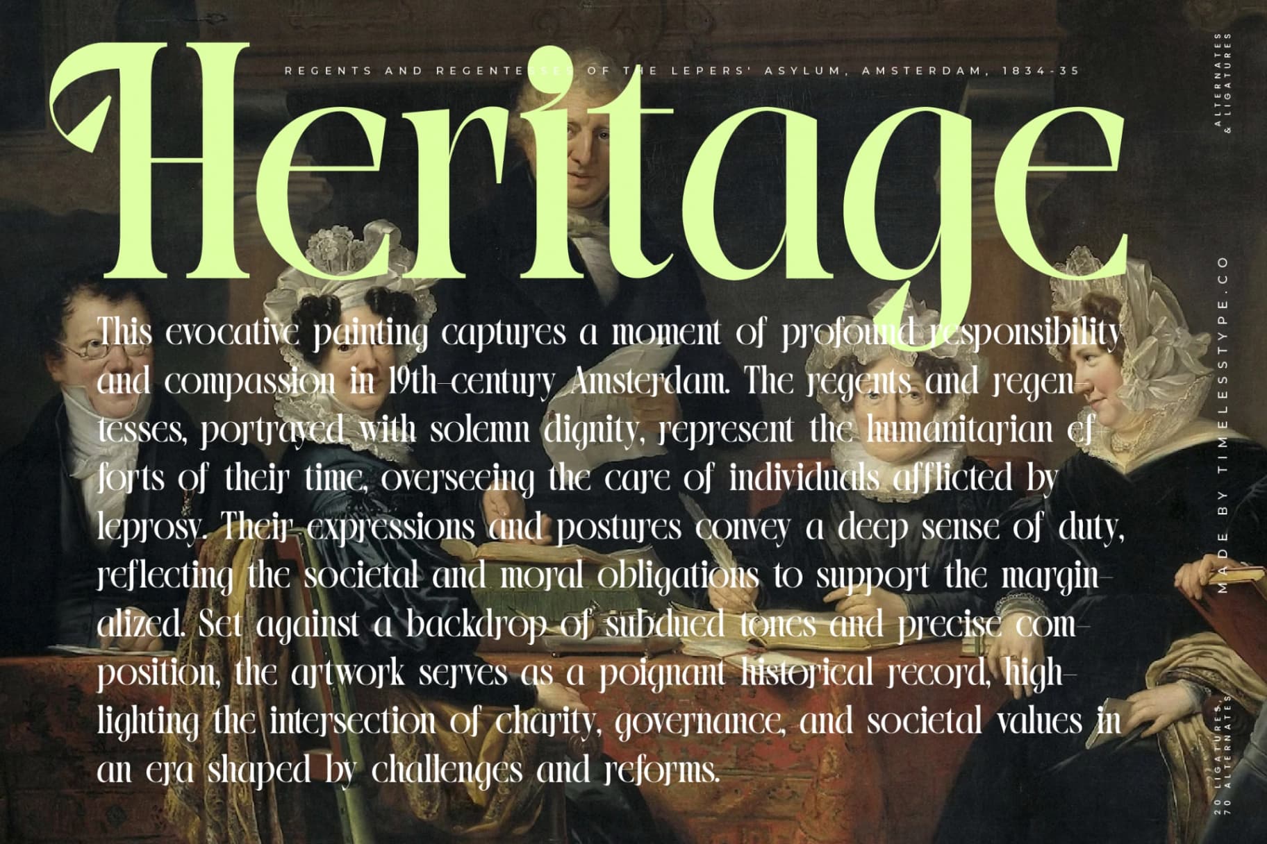 Preview 12 for Blistega - New Bold Tall Serif Font