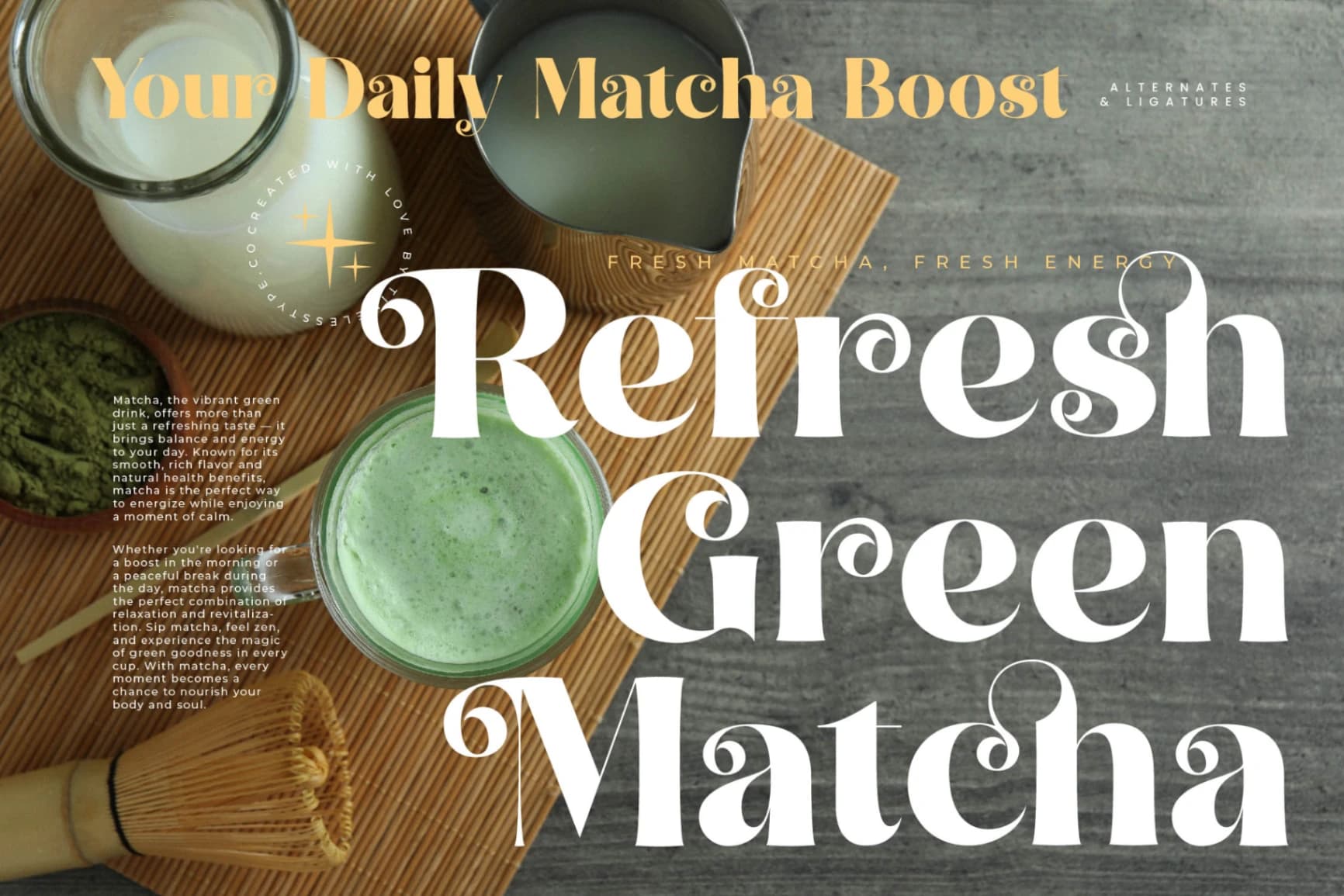 Preview 5 for Natural Royale - Bold Serif Display Font