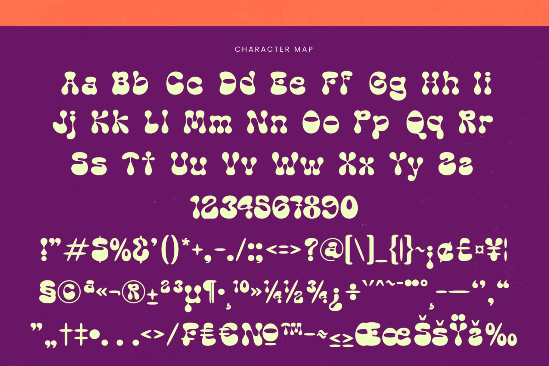 Preview 18 for Funky Motion - Groovy Playful Display Font