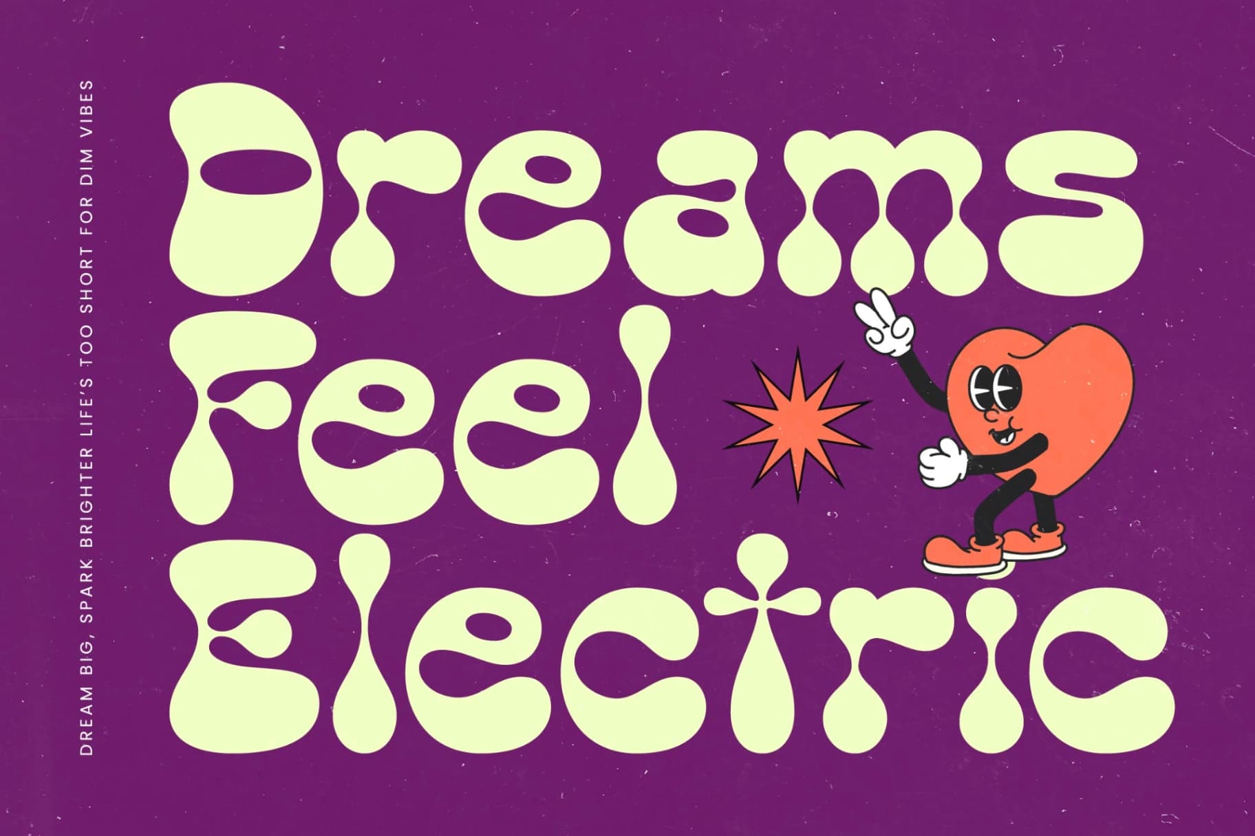 Preview 9 for Funky Motion - Groovy Playful Display Font