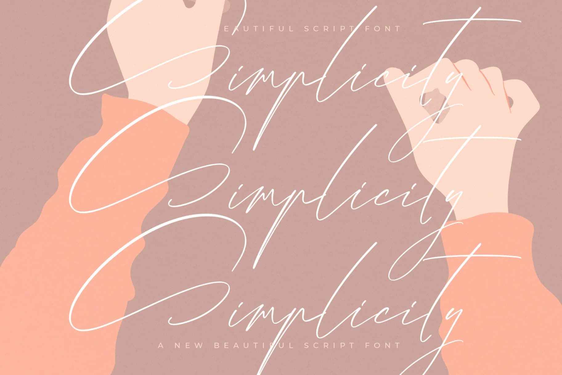 Preview 3 for Sparkling Brighters - Beautiful Script Font