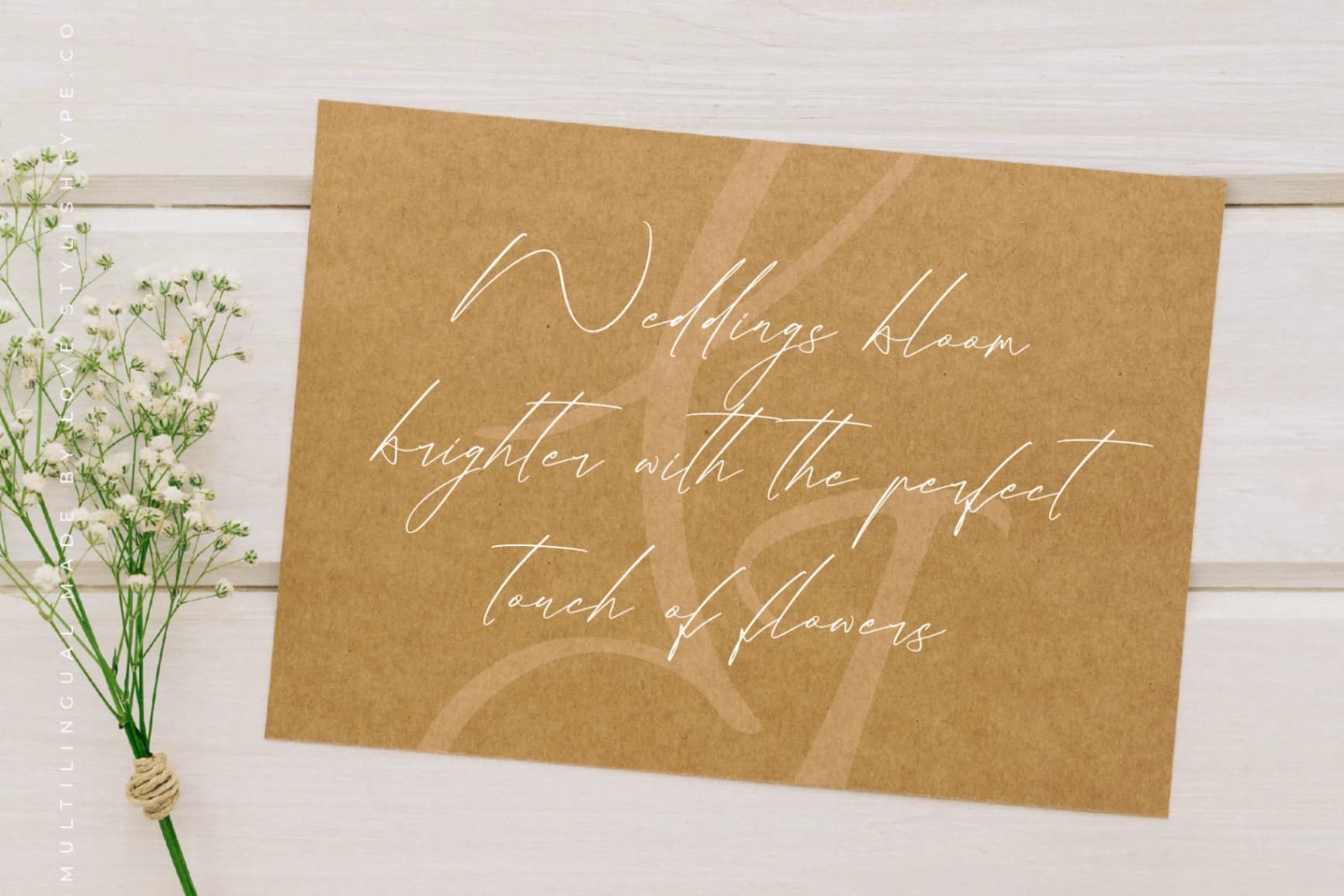 Preview 13 for Sparkling Brighters - Beautiful Script Font