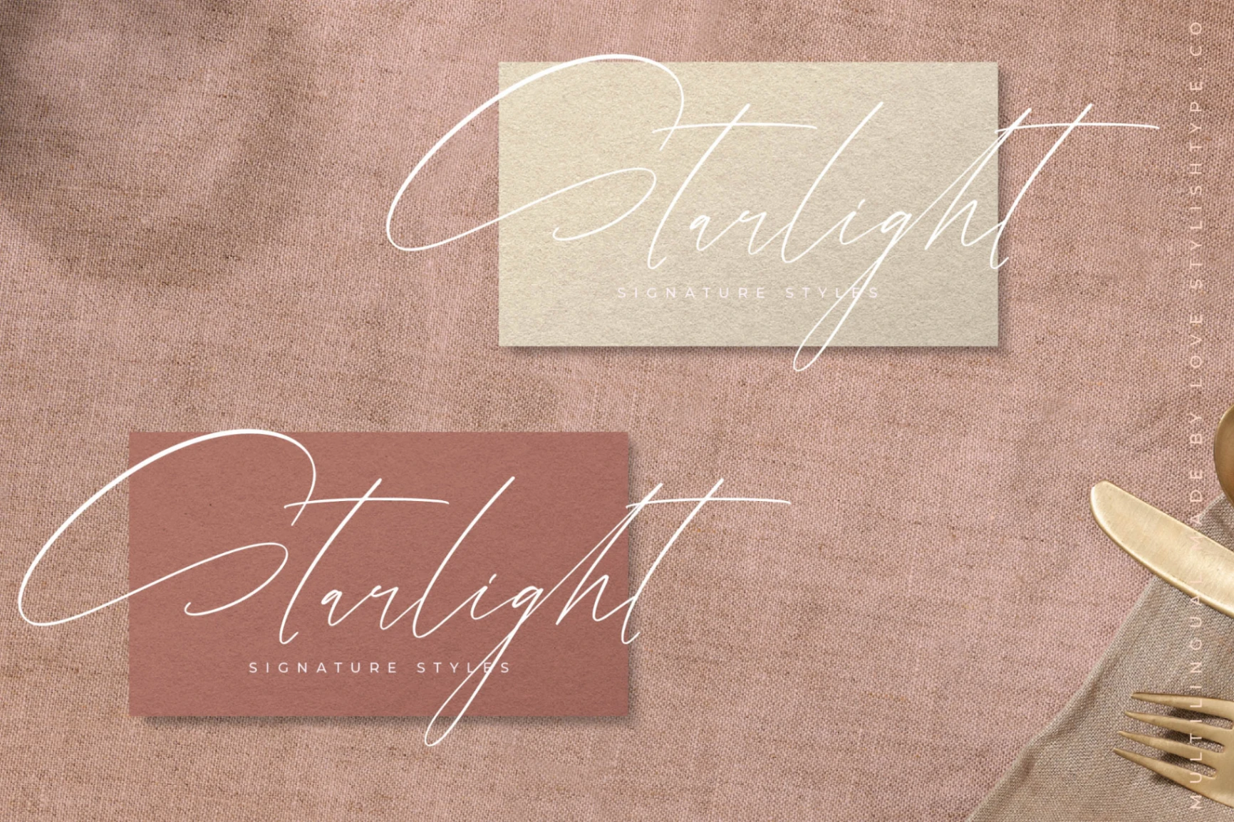 Preview 8 for Sparkling Brighters - Beautiful Script Font