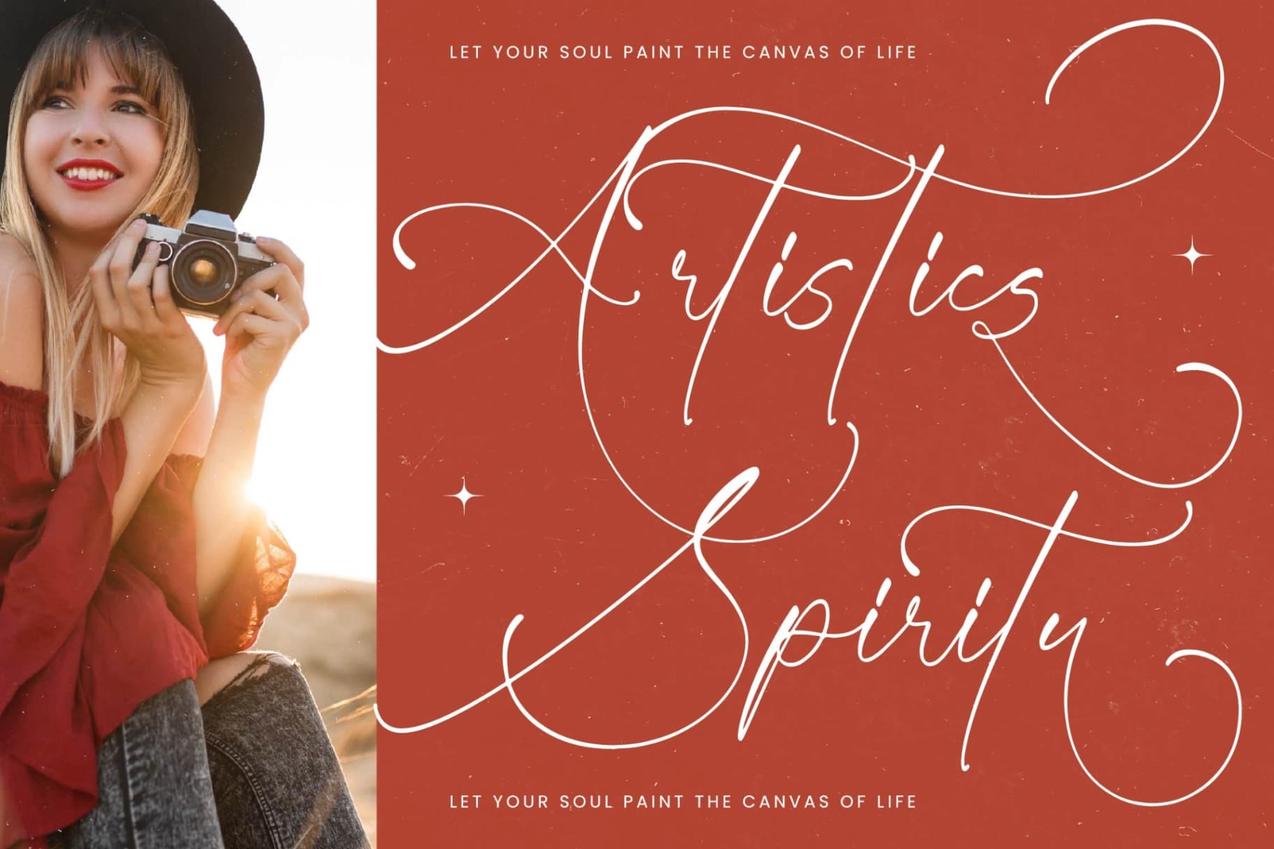 Preview 3 for Sunlite Kinetic - Stylish Calligraphy Font