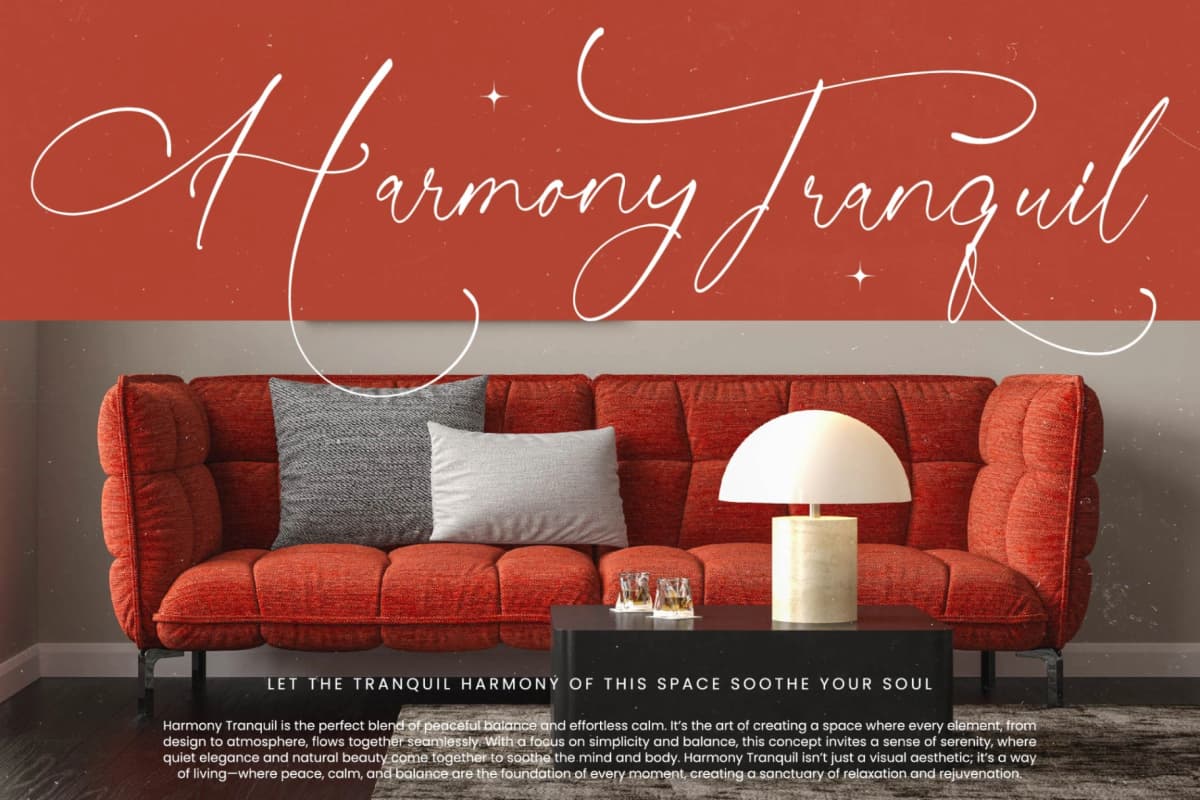 Sunlite Kinetic - Stylish Calligraphy Font font preview 8