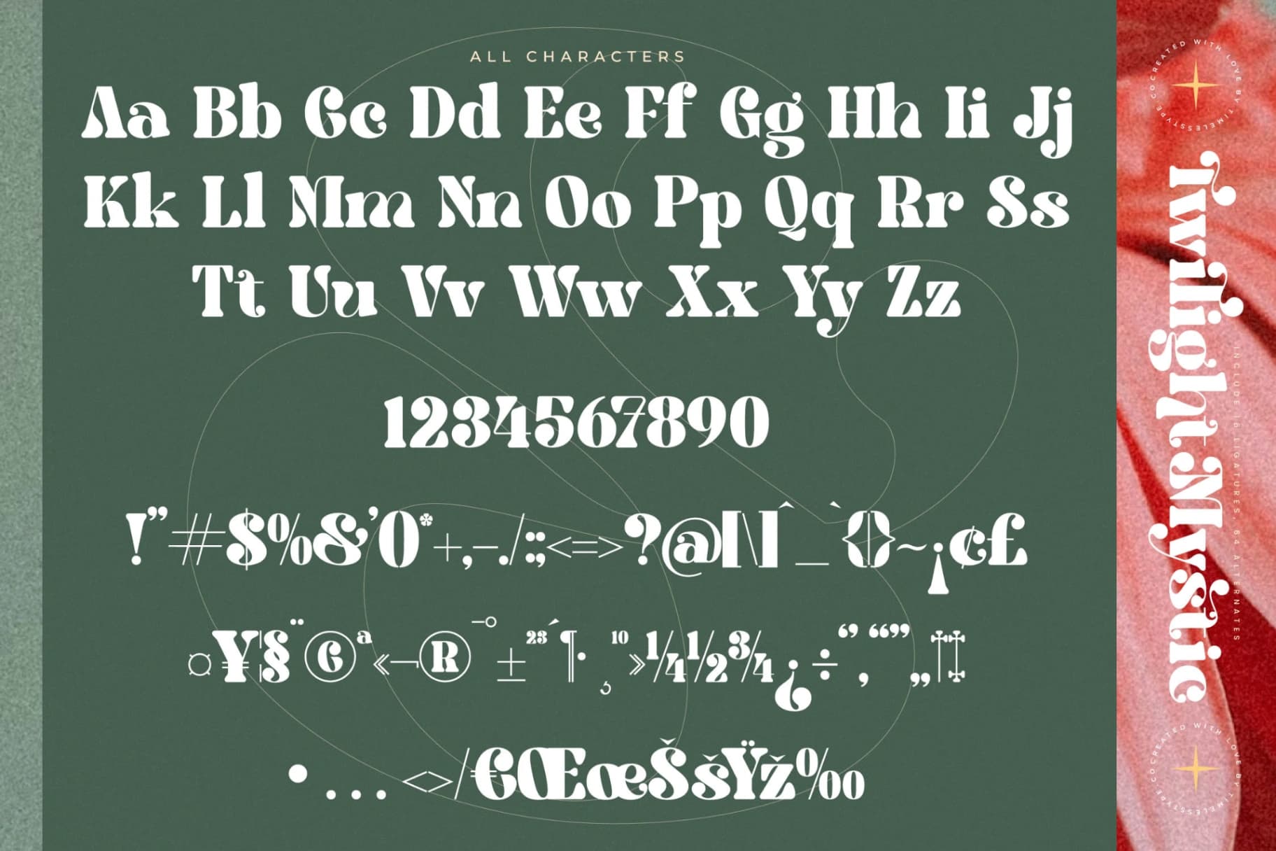 Preview 18 for Twilight Mystic - Bold Serif Display Font