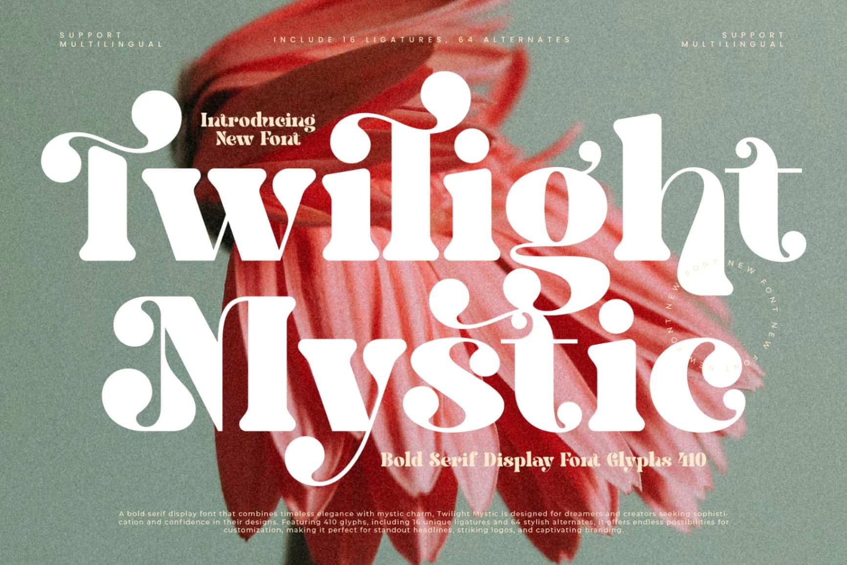 Preview 1 for Twilight Mystic - Bold Serif Display Font