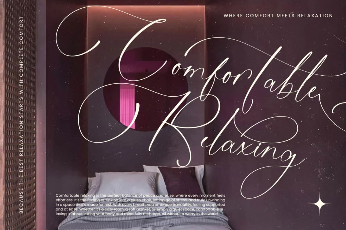 Preview 7 for Michelin Samantha - Stylish Calligraphy Font