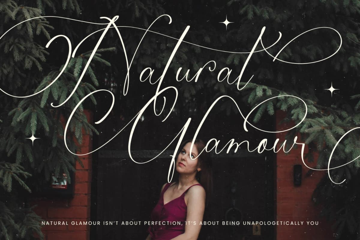 Preview 16 for Michelin Samantha - Stylish Calligraphy Font