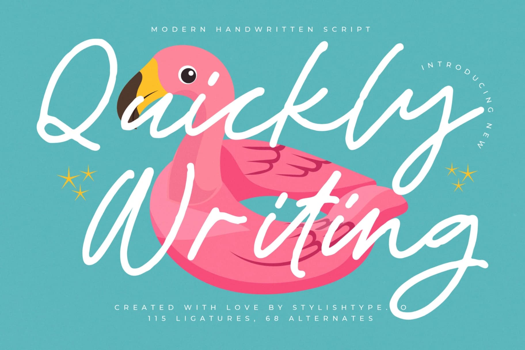 Preview 1 for Quickly Writing - Quirky Handwritten Script
