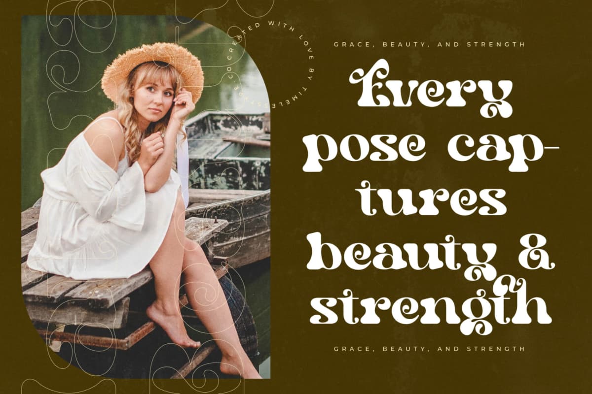 Bright Films - Modern Retro Serif Font font preview 9