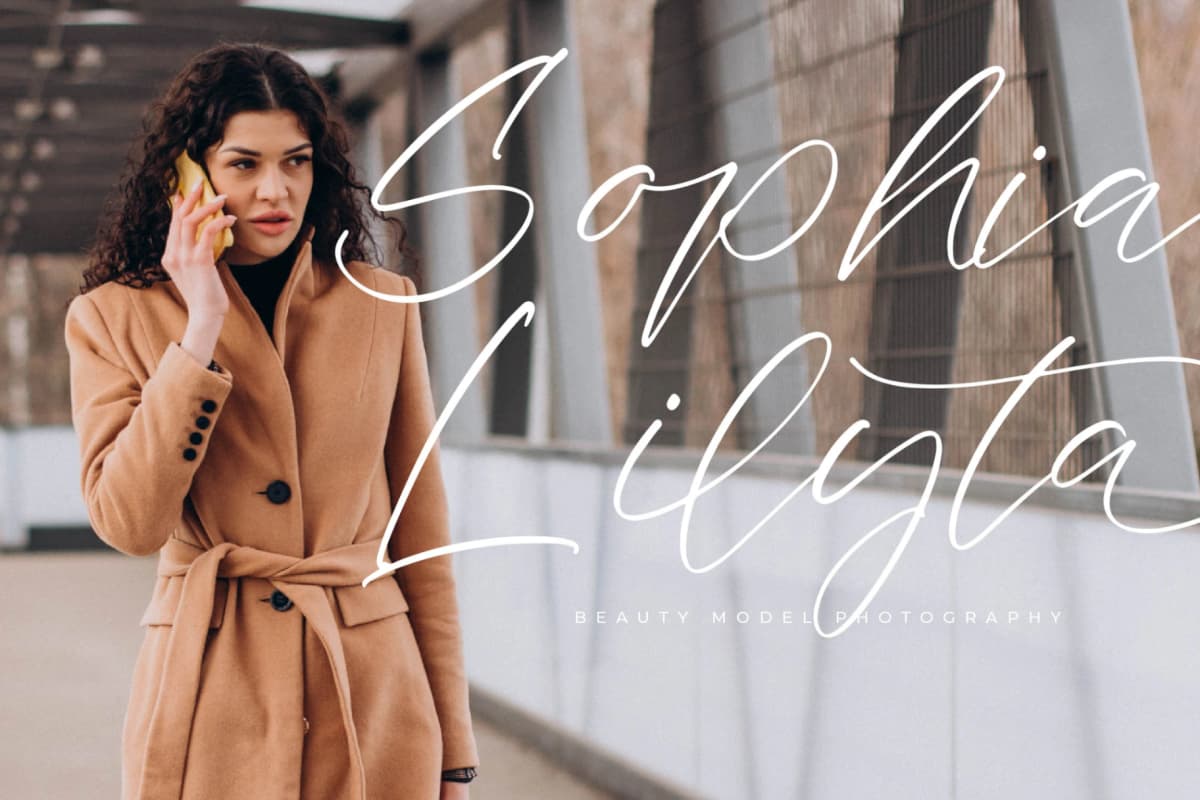 Dayland Vintage - Modern Handwritten Script font preview 2