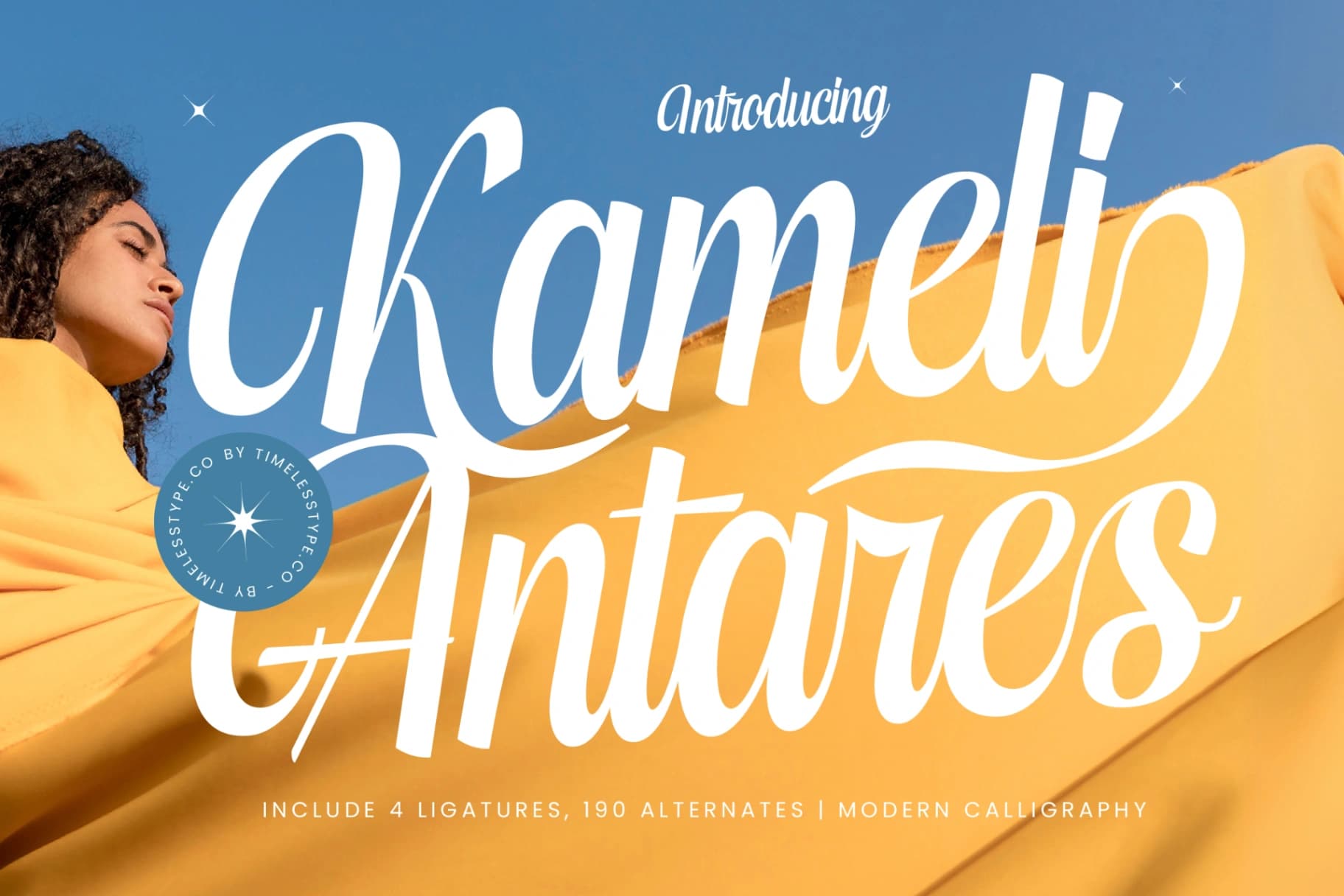 Preview 1 for Kameli Antares - Modern Calligraphy Font