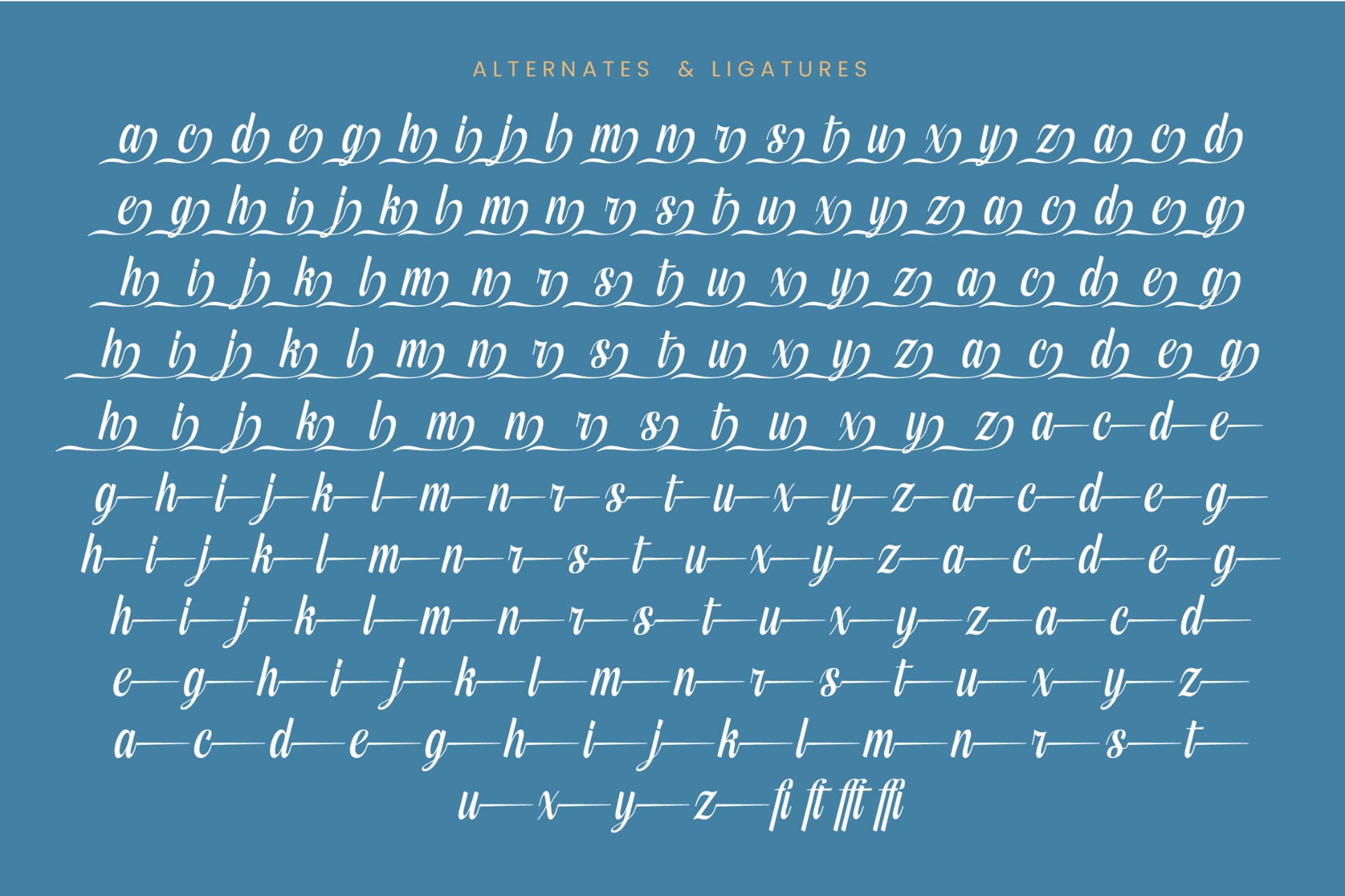 Preview 18 for Kameli Antares - Modern Calligraphy Font