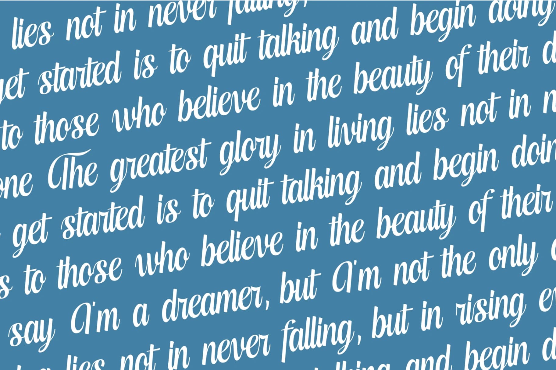 Preview 17 for Kameli Antares - Modern Calligraphy Font