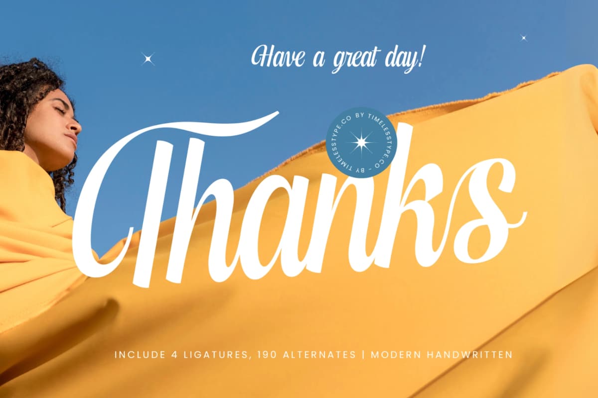 Preview 20 for Kameli Antares - Modern Calligraphy Font