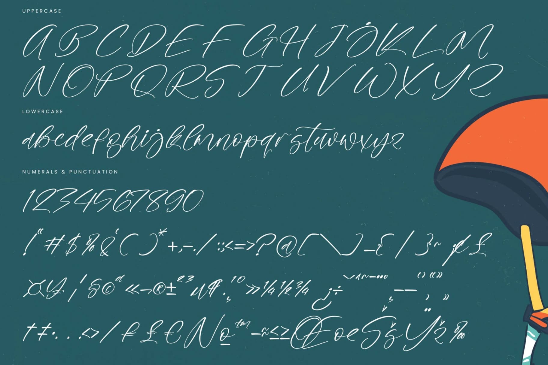 Preview 18 for Helmet Bicycle - Quirky Handwritten Script