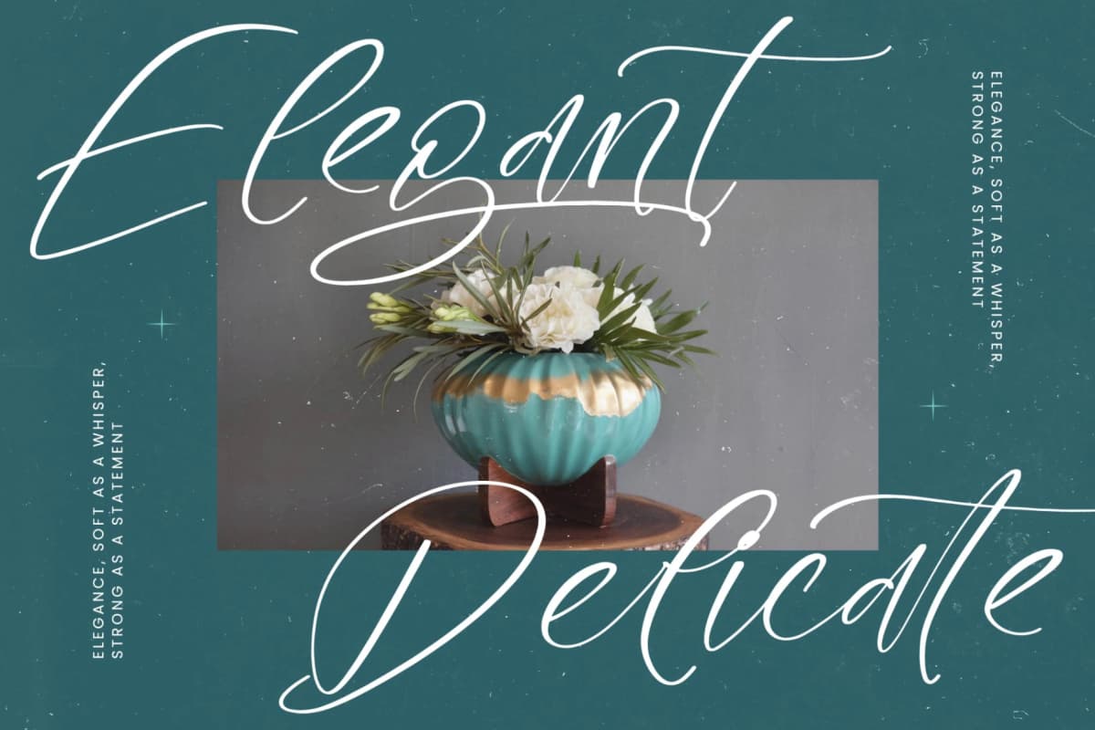 Helmet Bicycle - Quirky Handwritten Script font preview 7