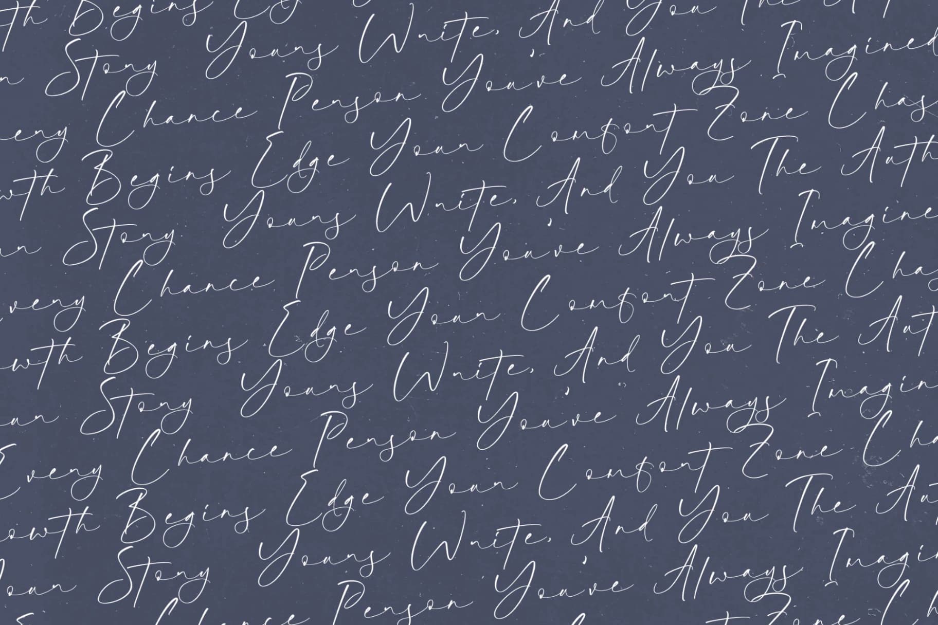 Preview 16 for Jenkins Richard - Natural Handwritten Font