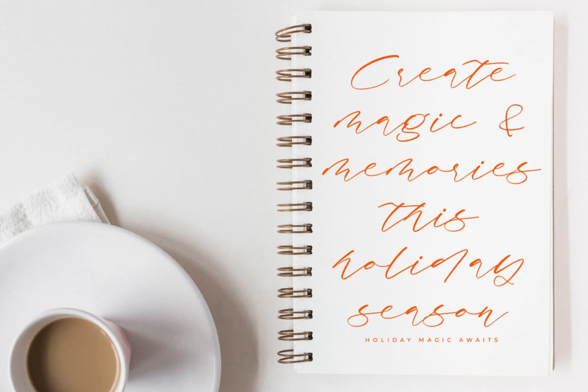 Antelas Berlin - Modern Handwritten Script font preview 13
