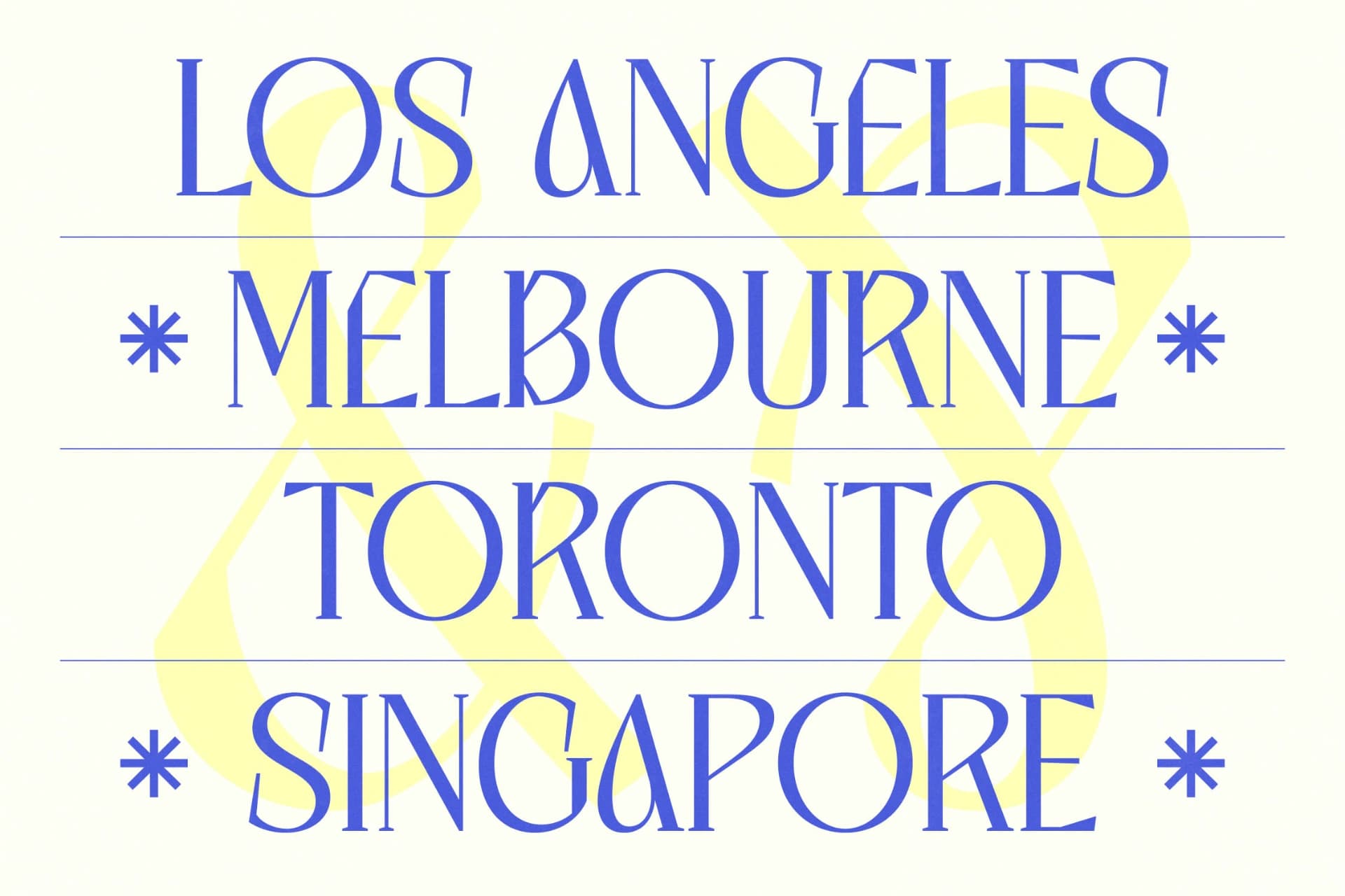 Preview 3 for Alugfte - New Modern Display Serif Font