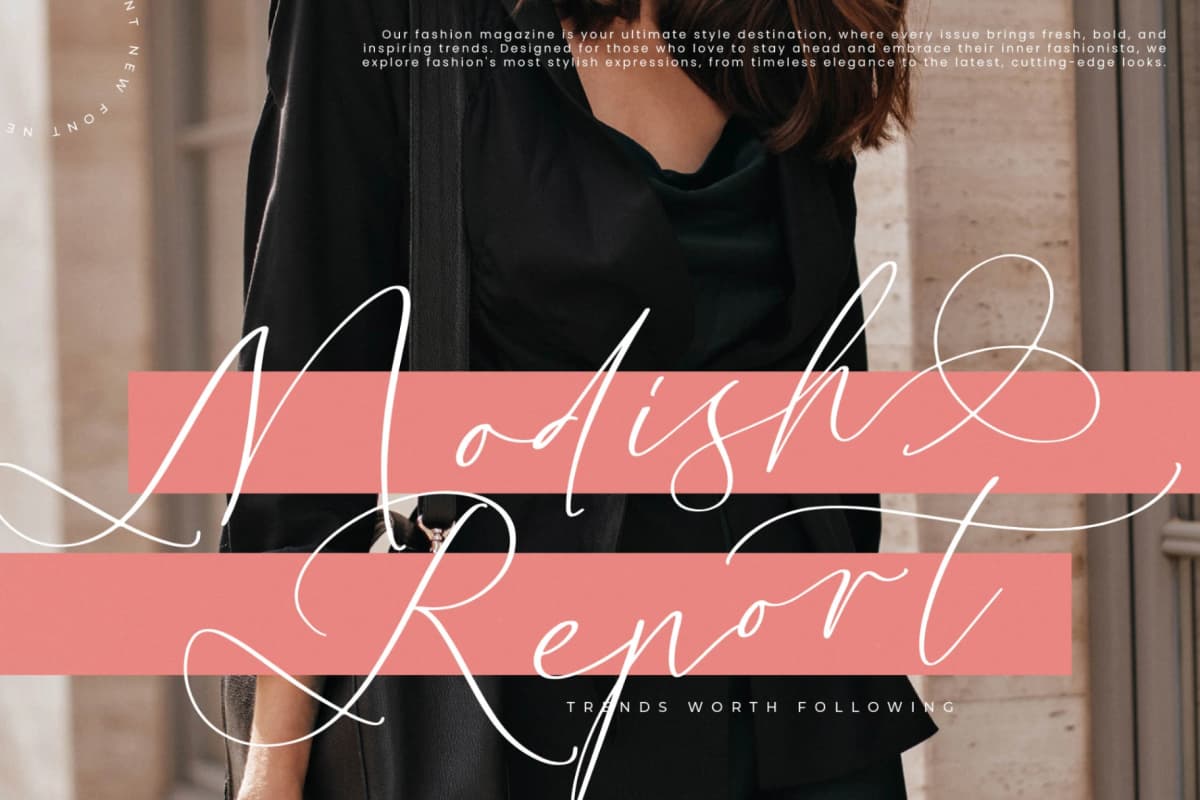 Andore Roselan - Elegant Calligraphy Script font preview 6
