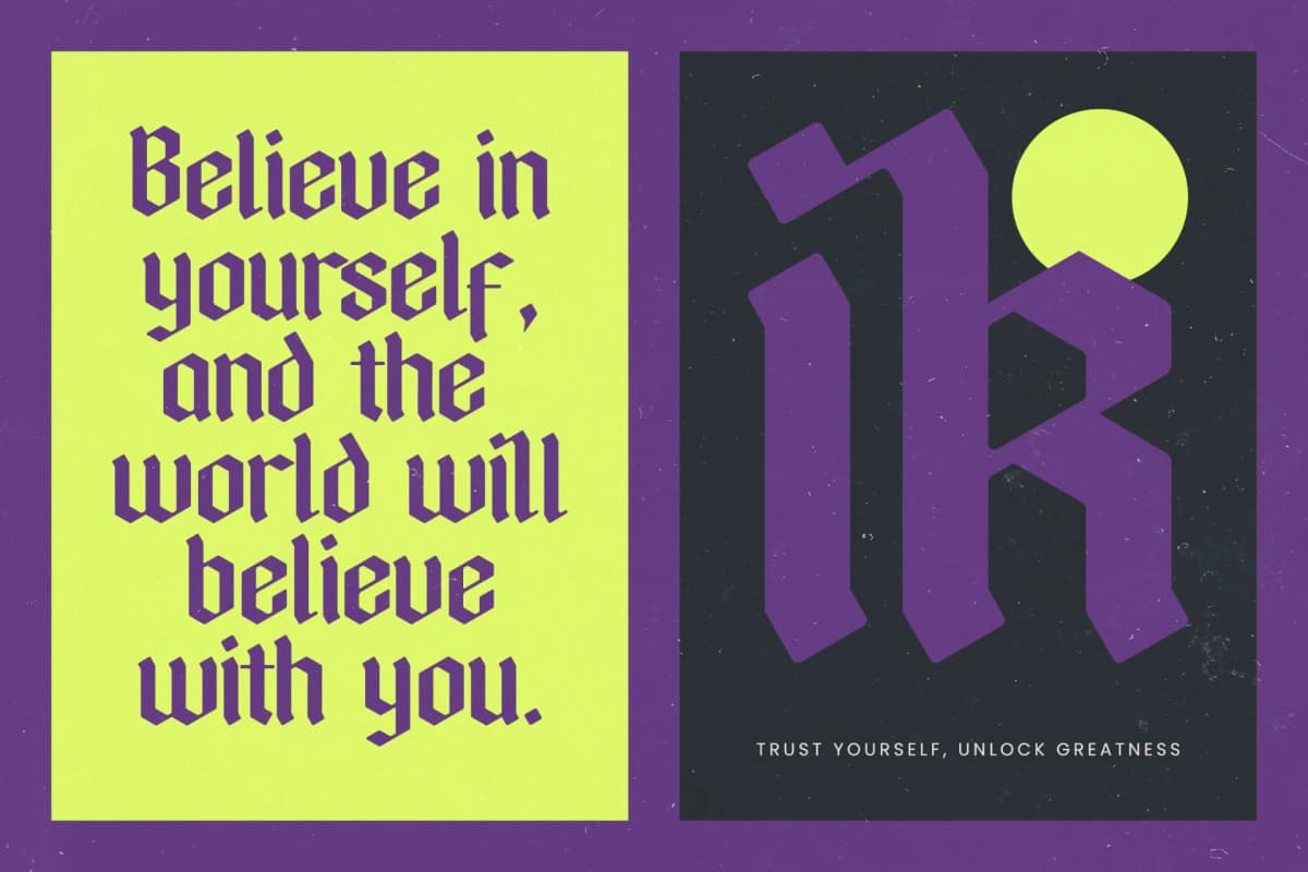 Mystic Venom - Stylish Blackletter Font font preview 8