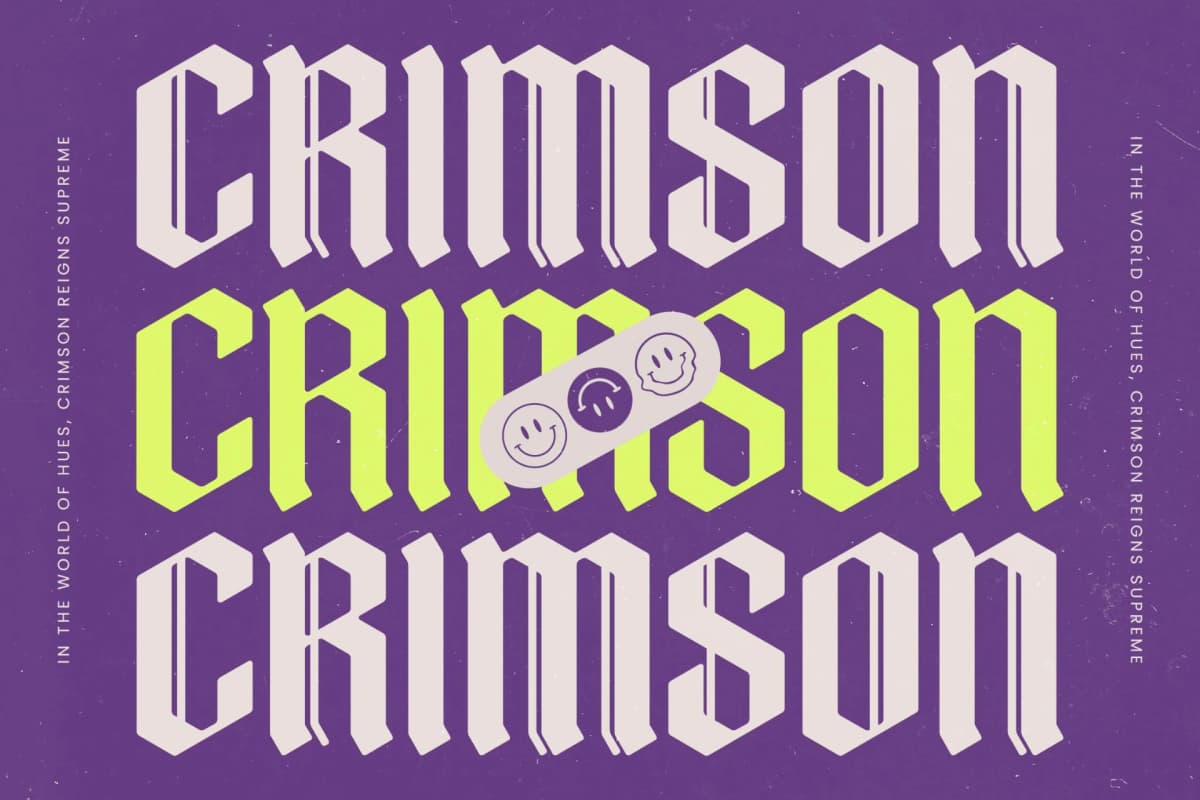 Mystic Venom - Stylish Blackletter Font font preview 14