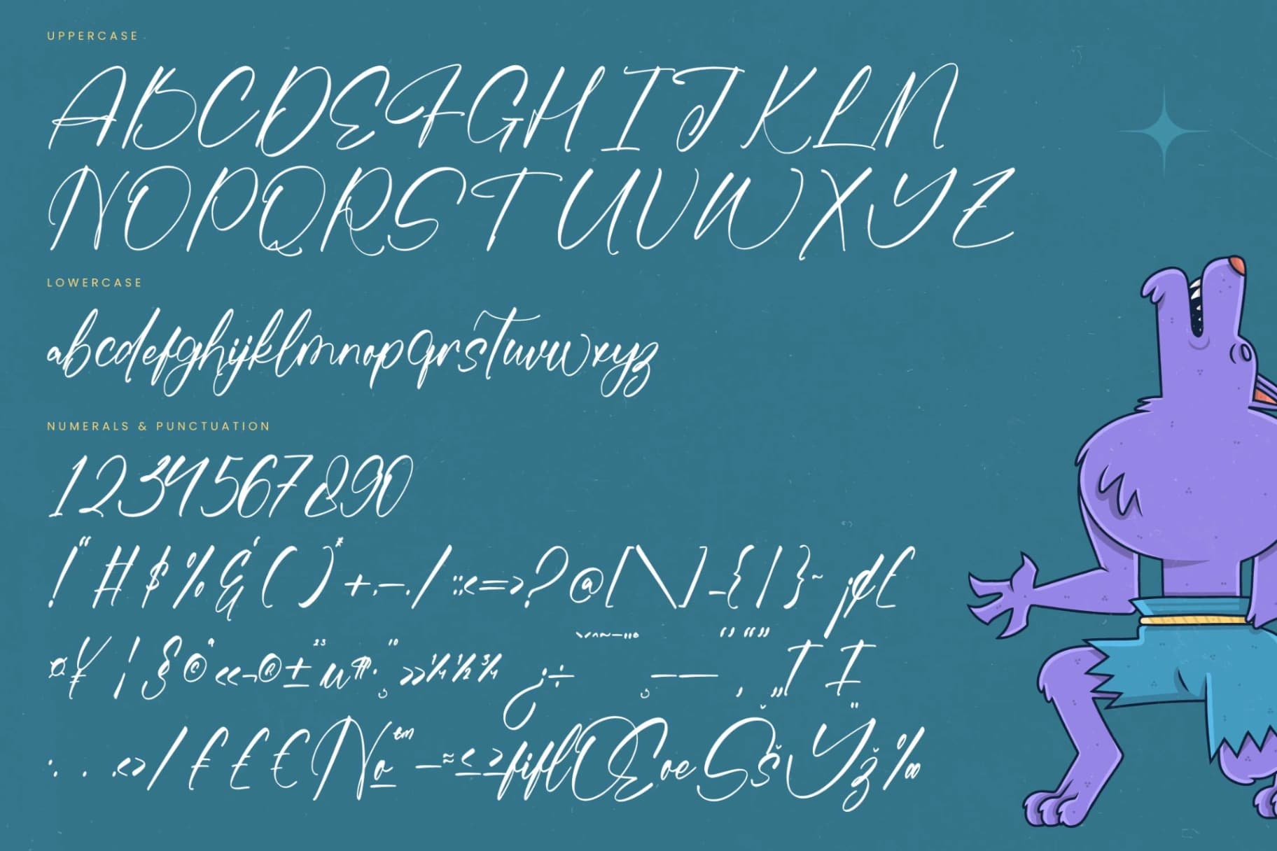 Preview 18 for Midnight Saturday - Stylish Handwritten Font