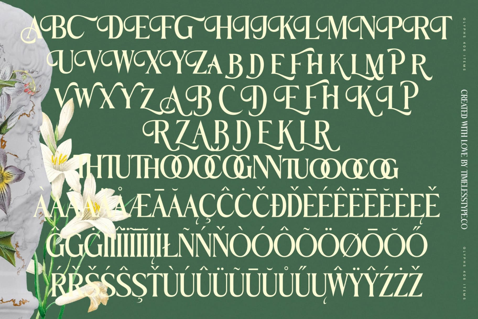 Preview 19 for Benfica Royale - All Caps Serif Display