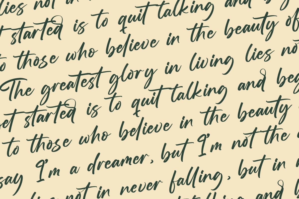Preview 17 for Straight Pathart - Modern Brush Font