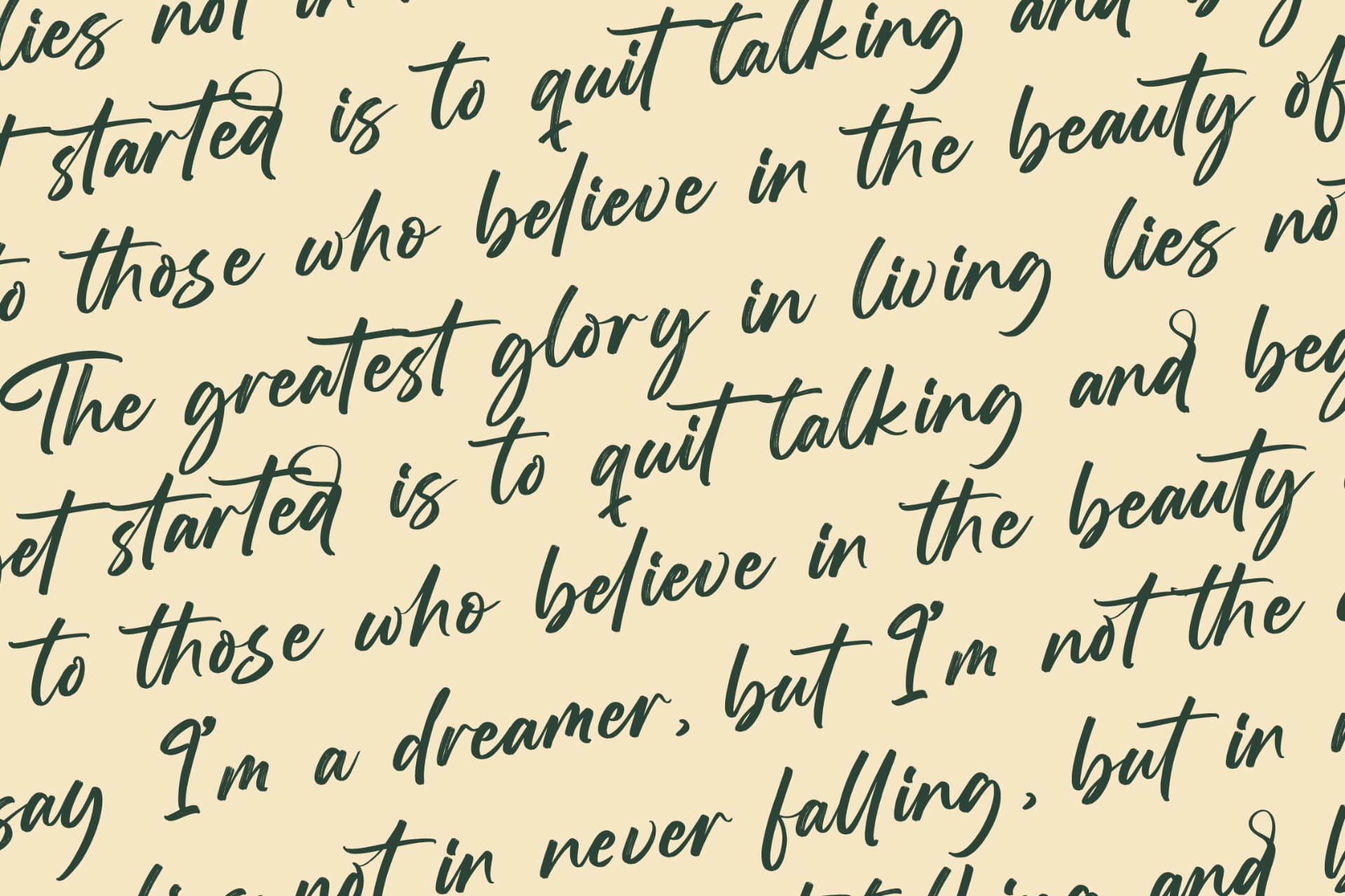 Preview 17 for Straight Pathart - Modern Brush Font