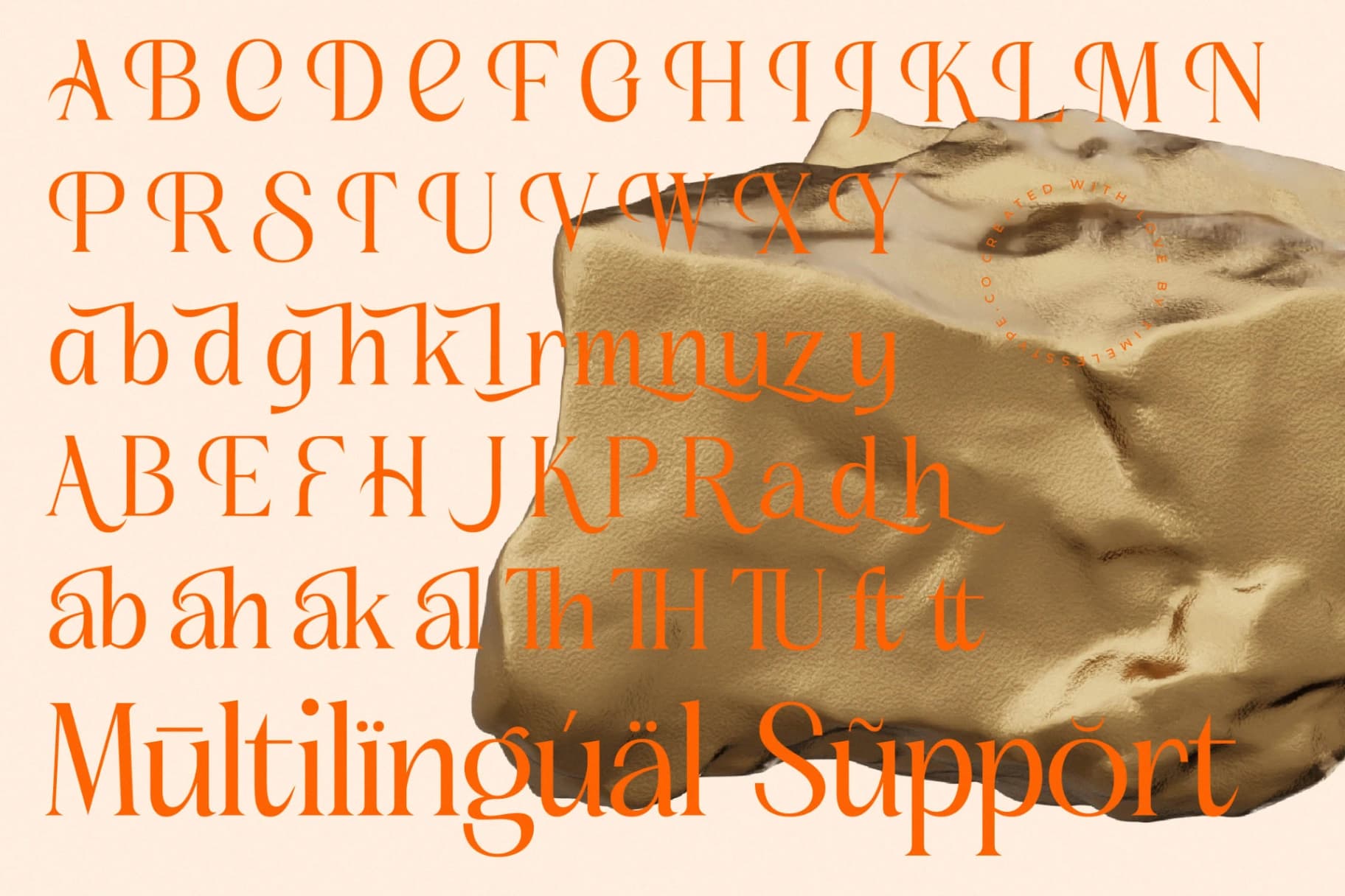 Preview 19 for Amethast Stones - Modern Alternate Serif Font