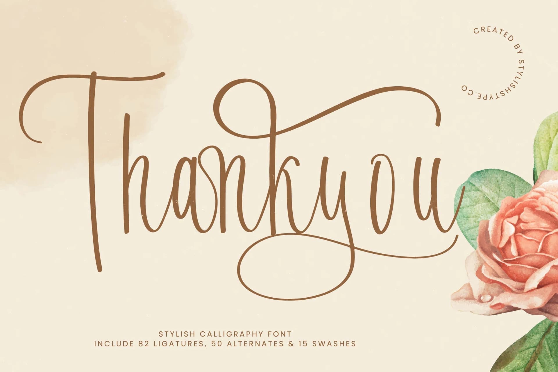 Preview 20 for Evangeline Chalista - Stylish Calligraphy Font