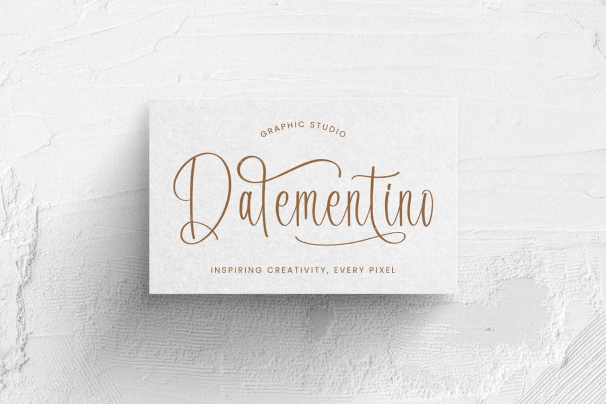 Preview 5 for Evangeline Chalista - Stylish Calligraphy Font