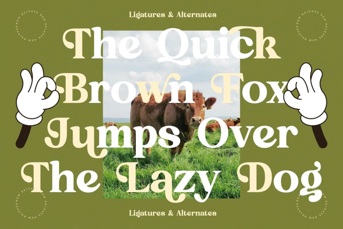 Preview 12 for Sunday Ridges - Modern Retro Serif Font