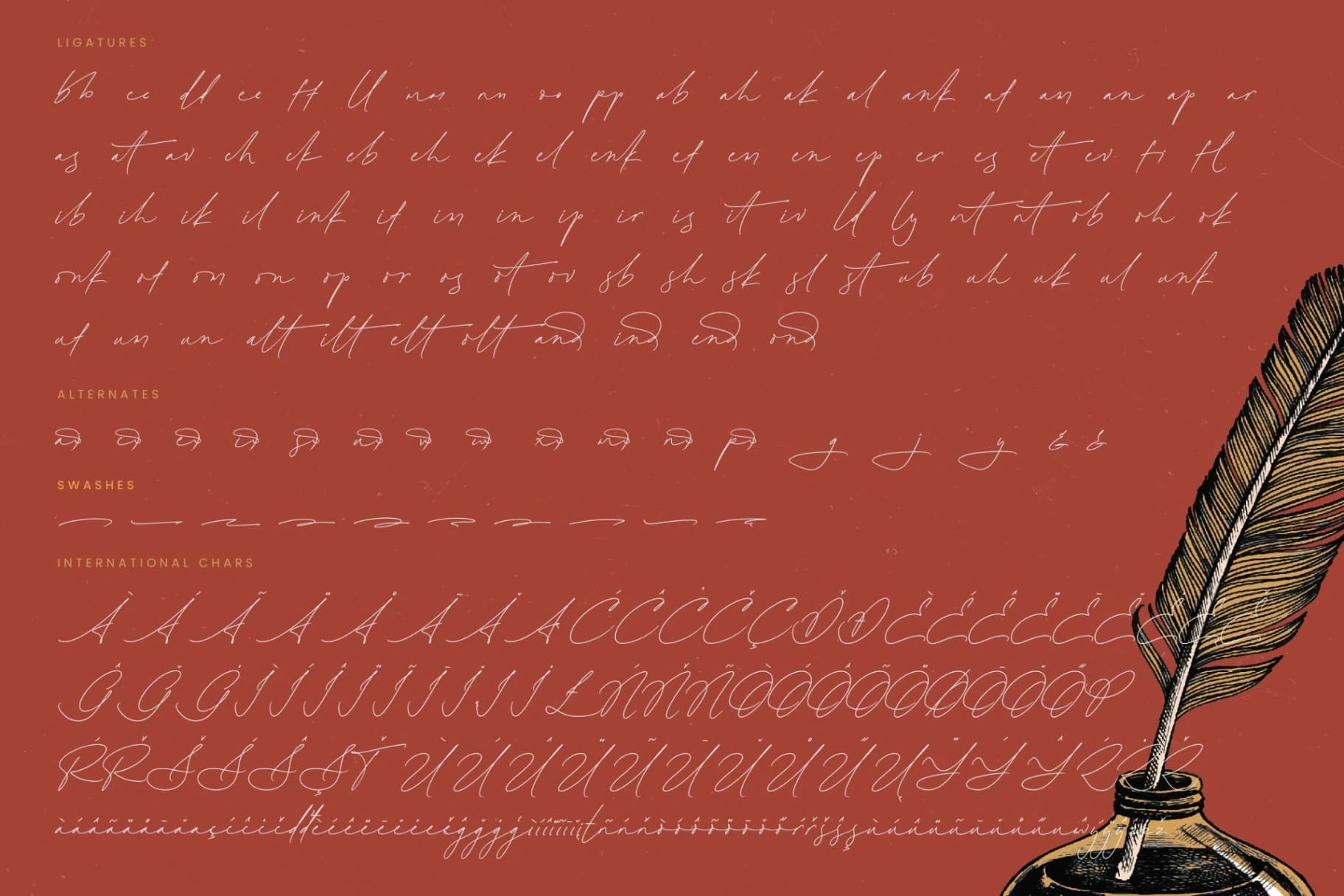 Preview 19 for Antica Ratino - Stylish Signature Font
