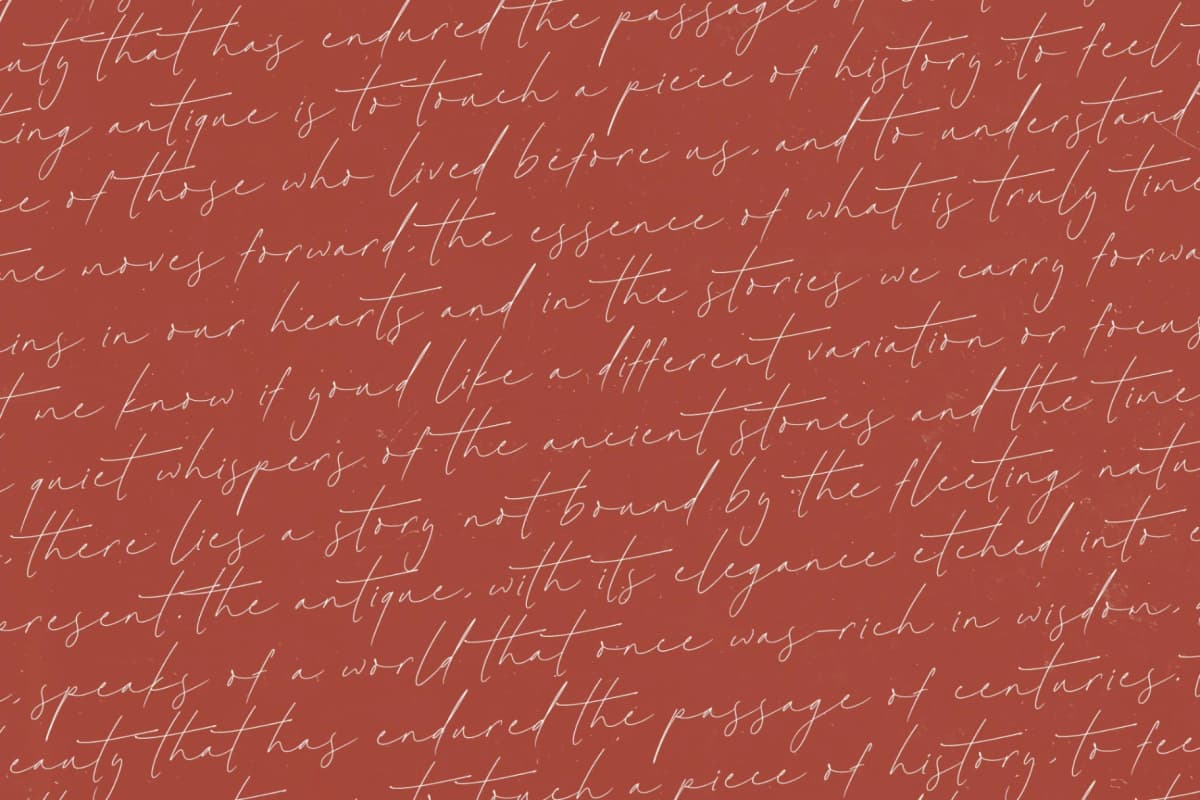 Antica Ratino - Stylish Signature Font font preview 14