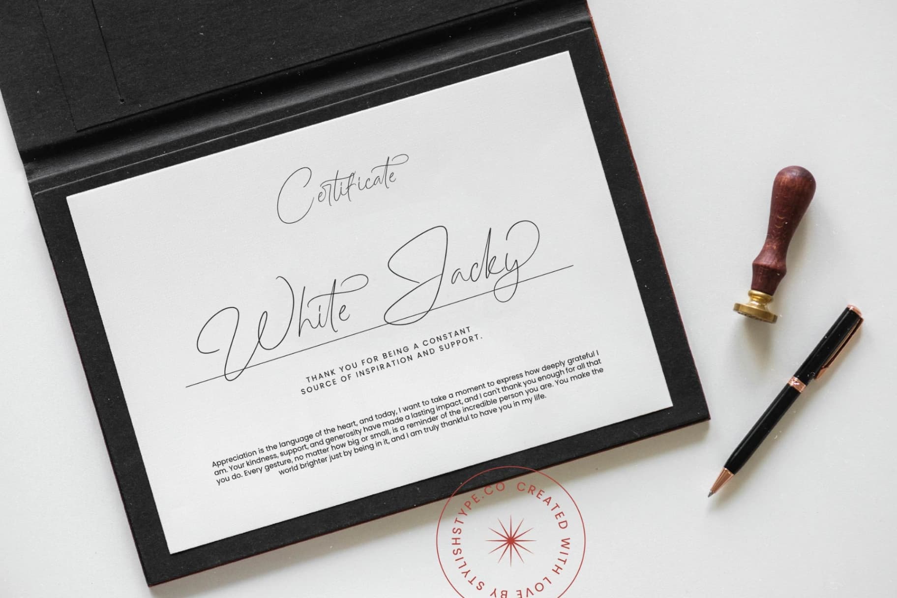 Preview 4 for Ambigail Jonathan - Stylish Signature Font