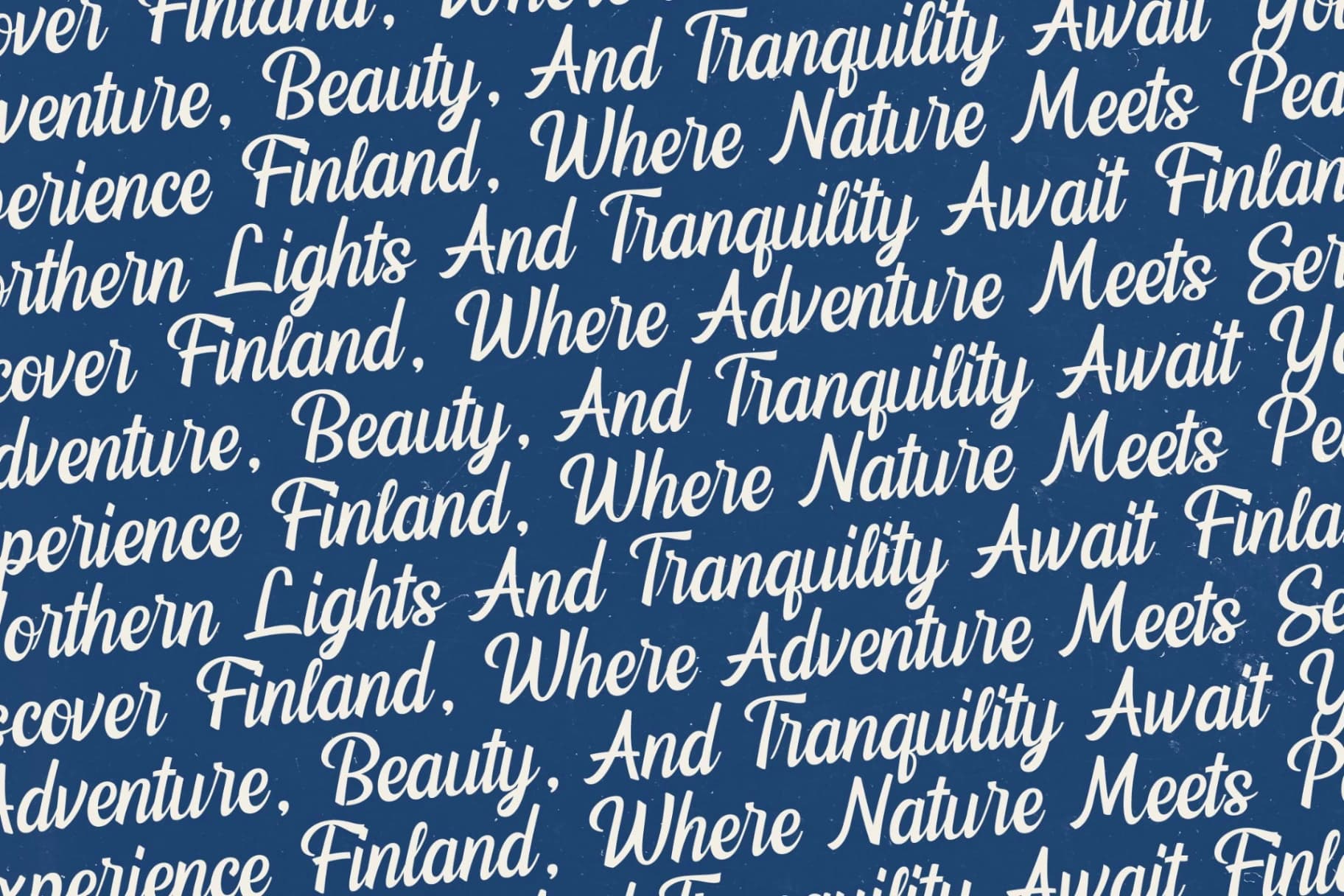 Preview 12 for Finland - Retro Script Logotype Font