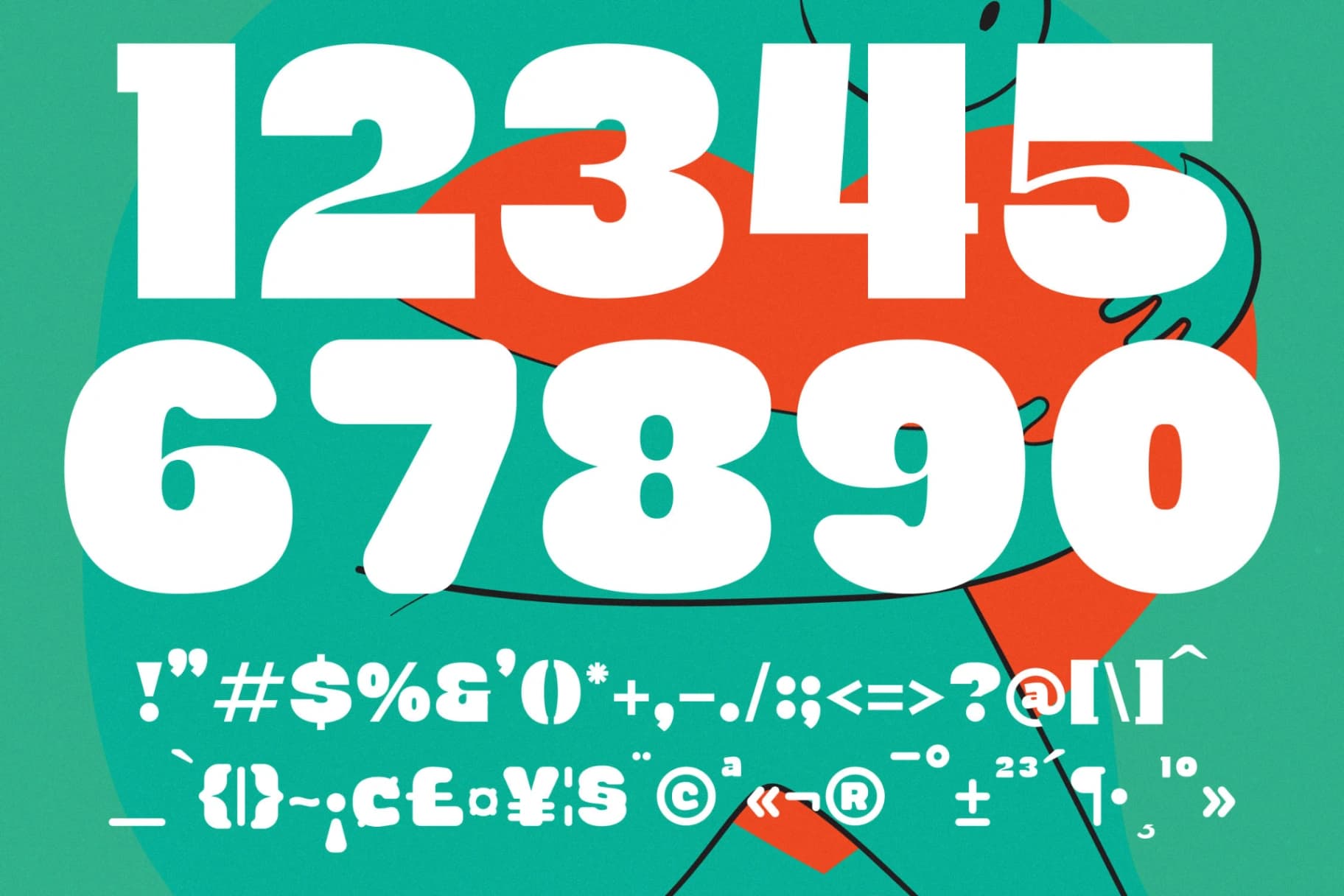 Preview 17 for Wraps Festive - Modern Rounded Sans Serif Font
