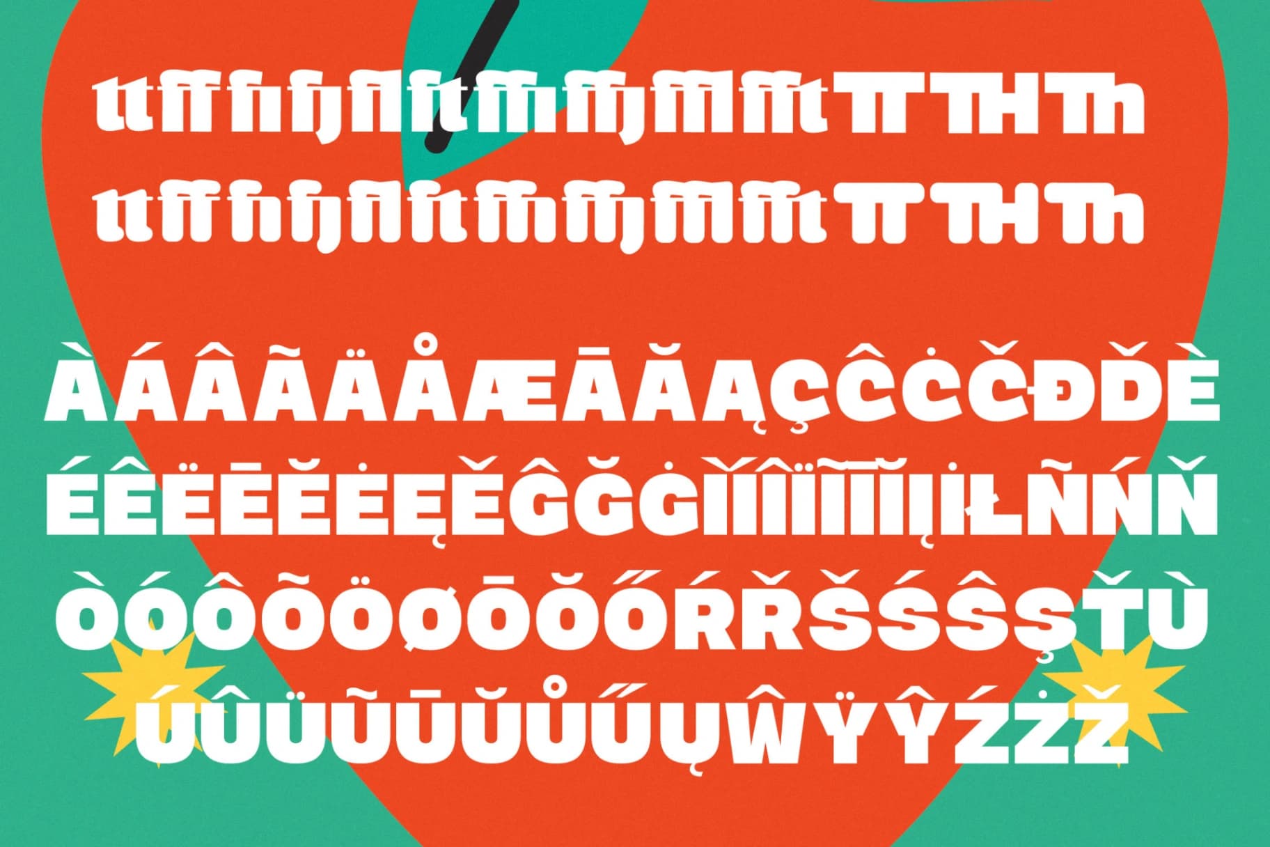 Preview 18 for Wraps Festive - Modern Rounded Sans Serif Font