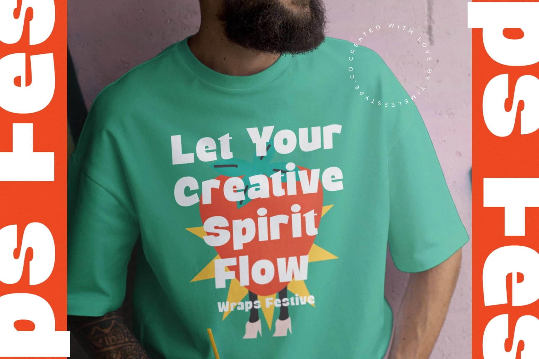 Preview 10 for Wraps Festive - Modern Rounded Sans Serif Font