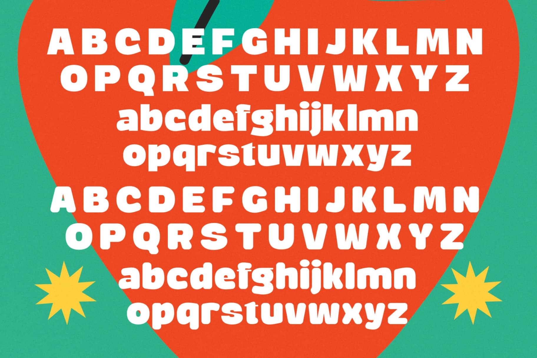 Preview 19 for Wraps Festive - Modern Rounded Sans Serif Font