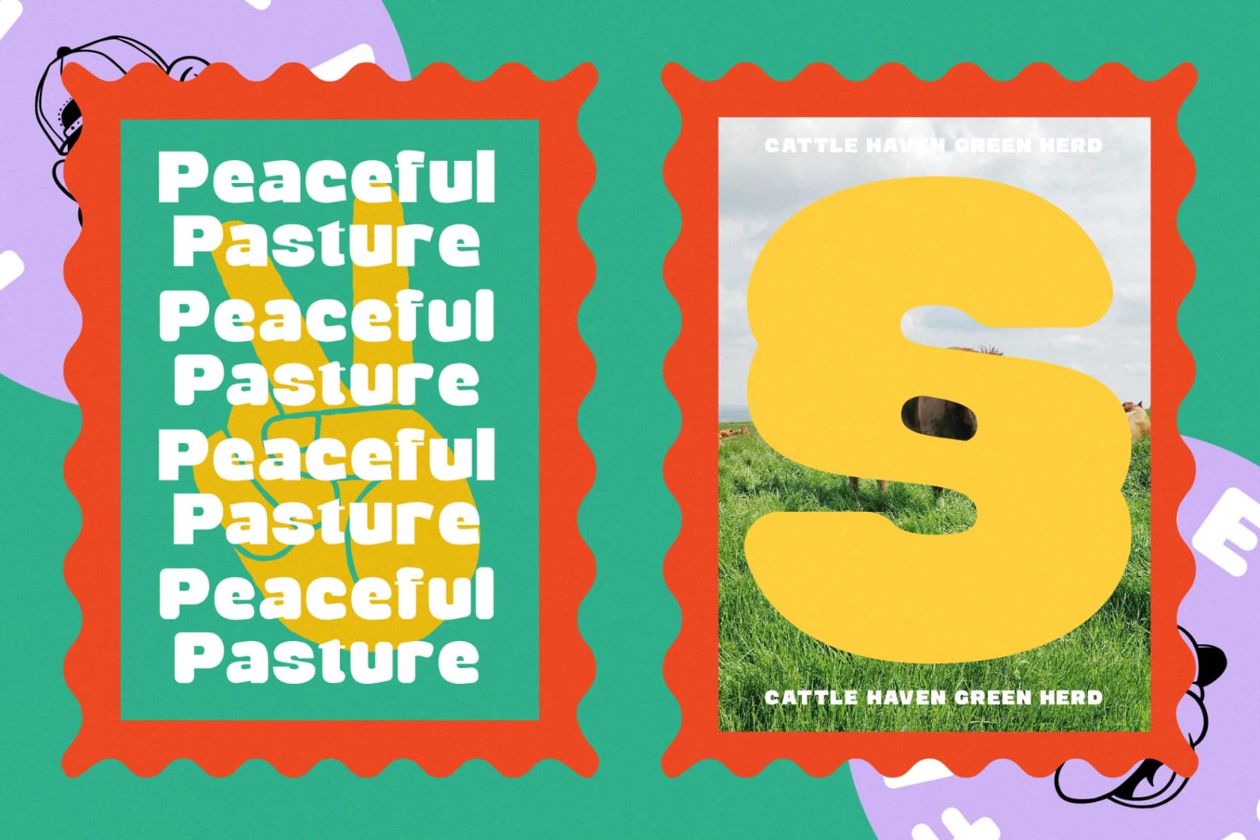 Preview 9 for Wraps Festive - Modern Rounded Sans Serif Font