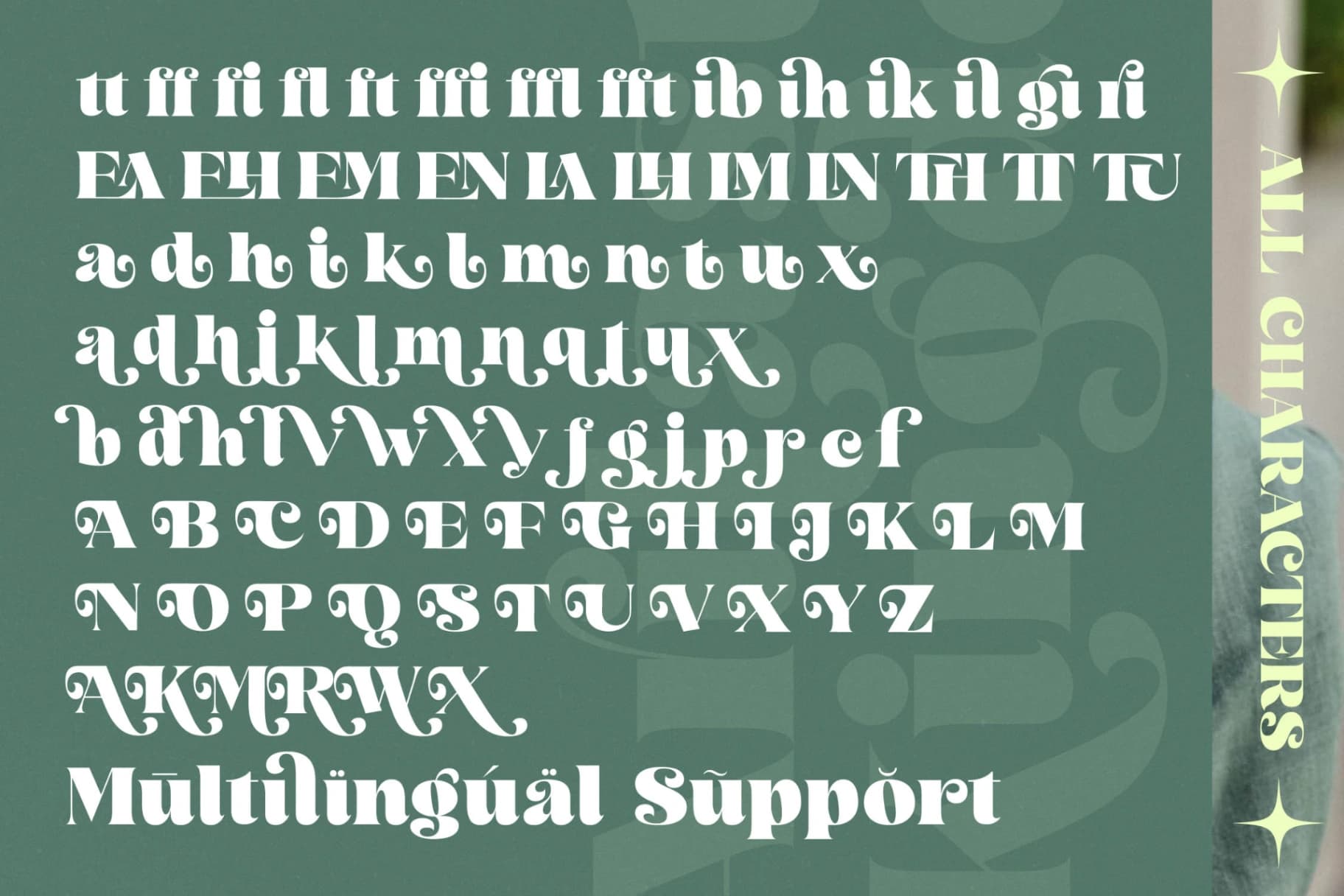 Preview 19 for Arilast Kingde - Modern Alternate Serif Font