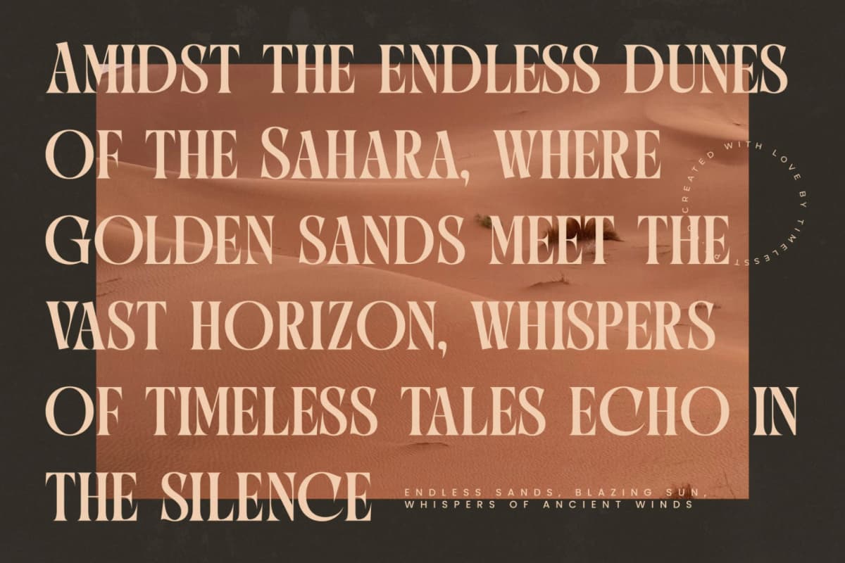 Preview 8 for Qulight - Modern Serif Display Typeface