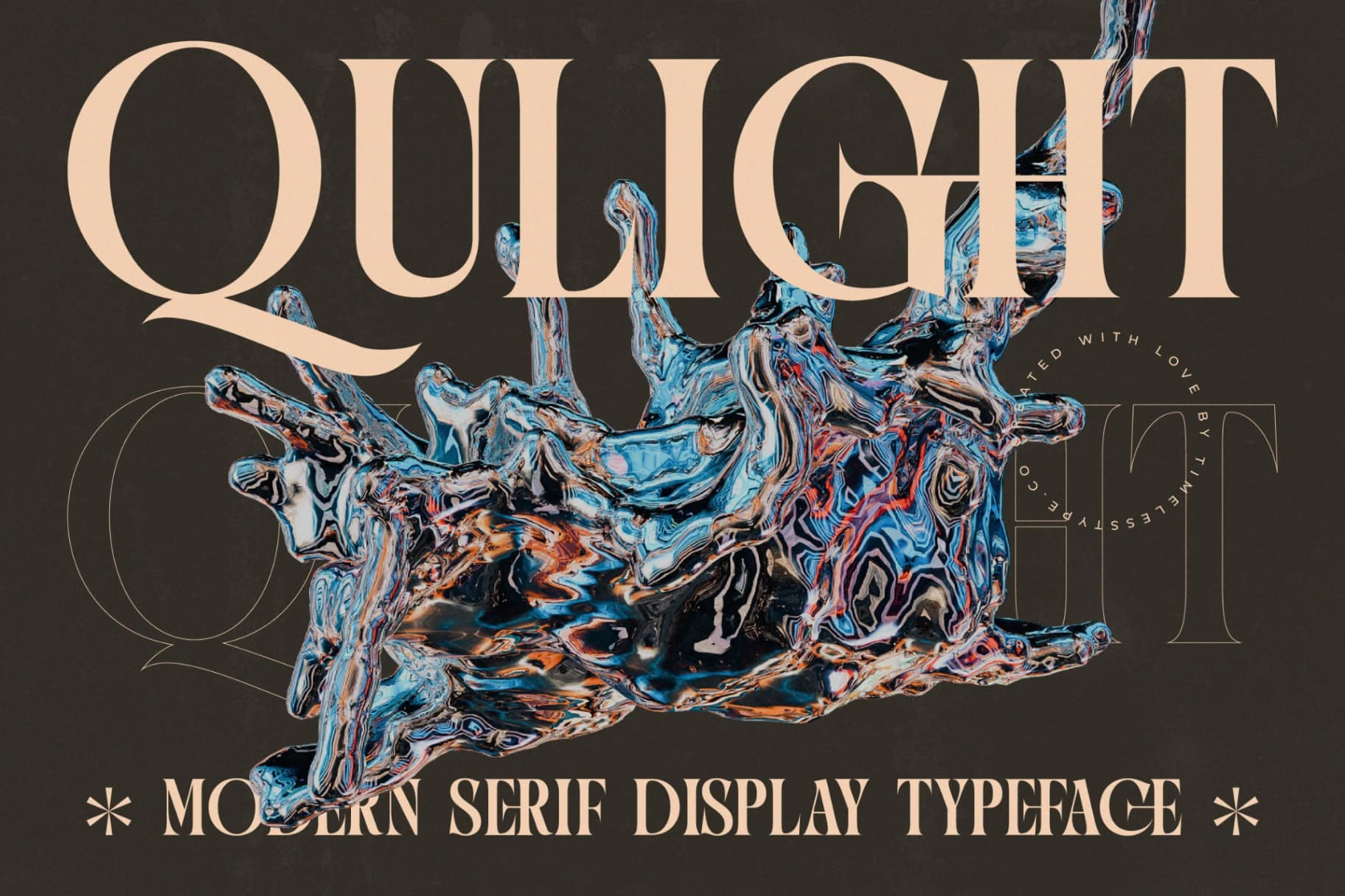 Preview 1 for Qulight - Modern Serif Display Typeface